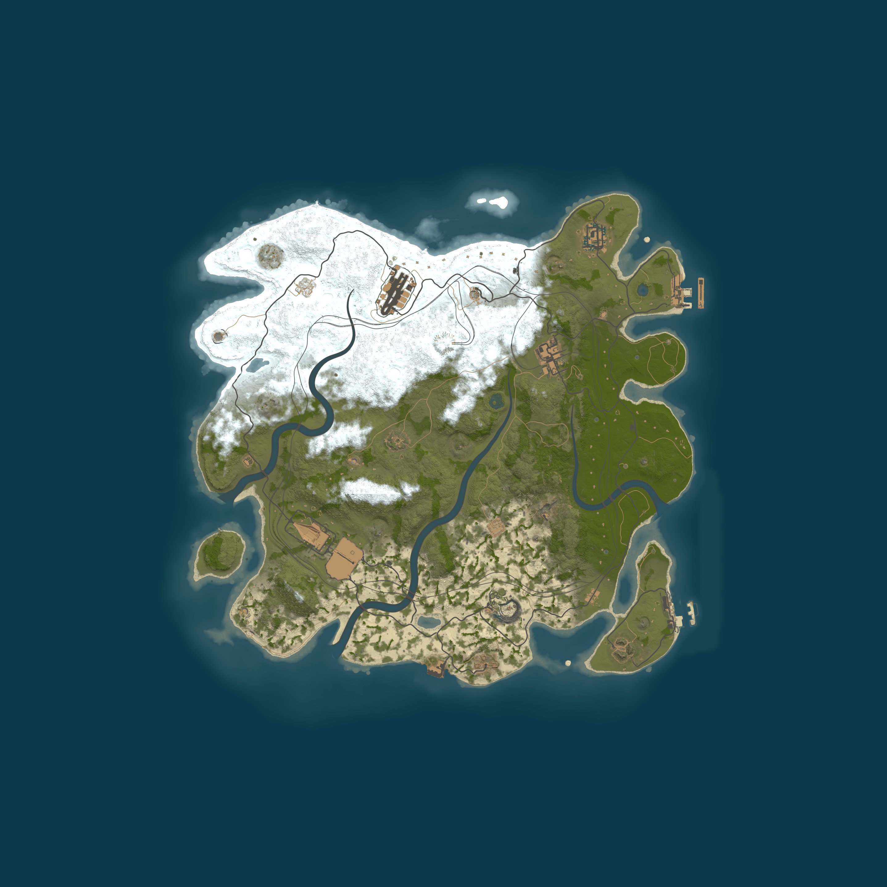 Map for TIRust BattleBay Solo/Duo Minis|Low Upkeep