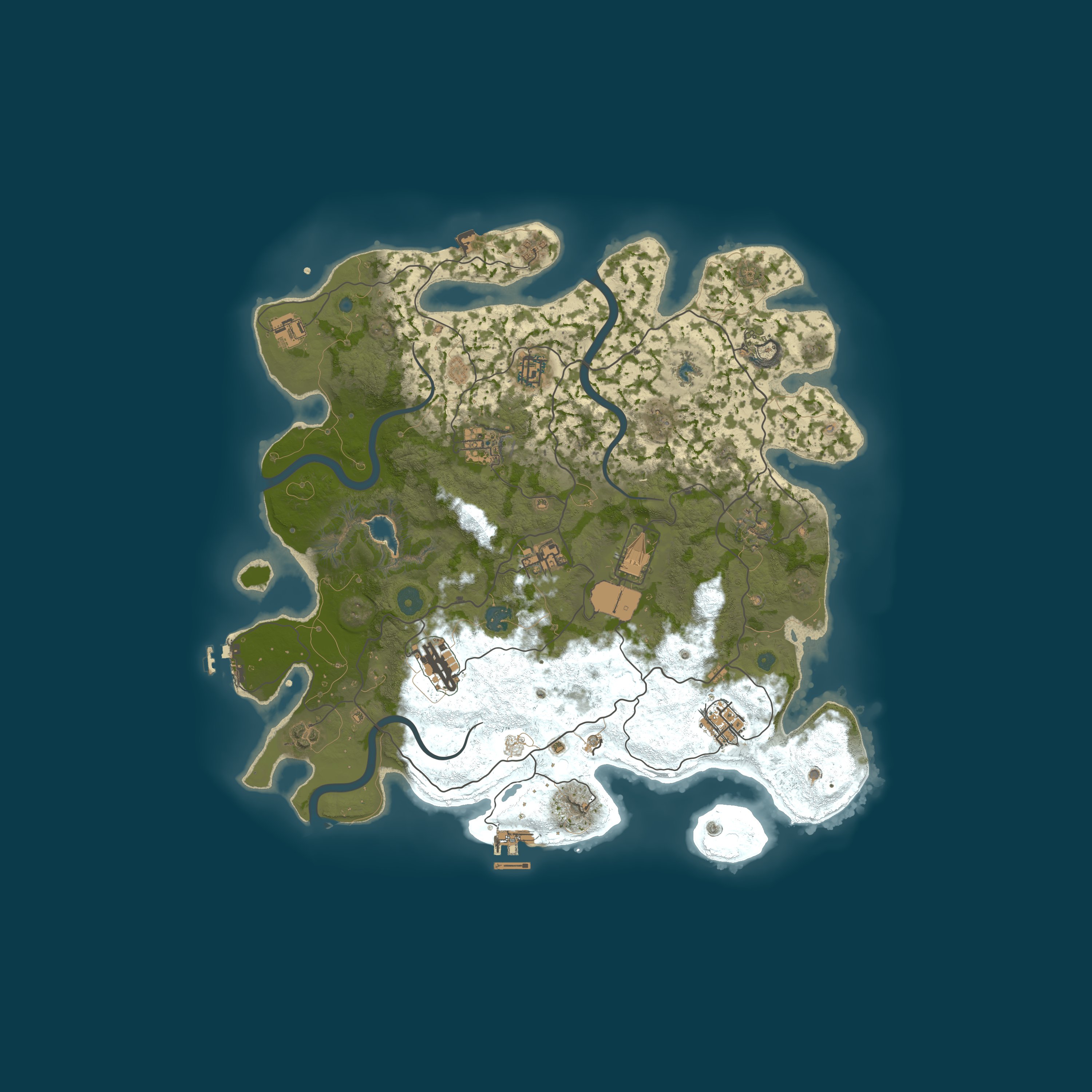 Map for ServerZ Rust Monthly ZA