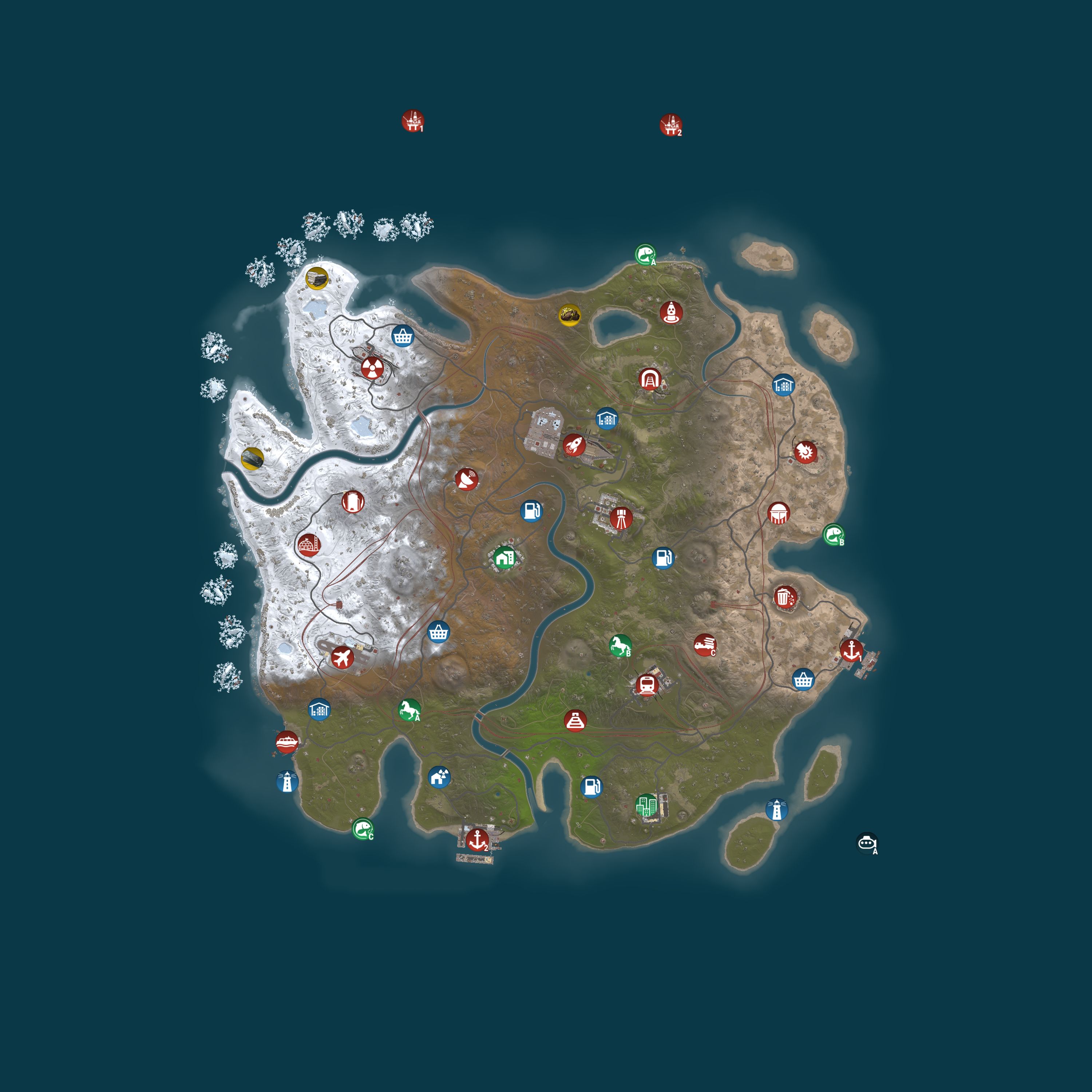 Map for Magic Rust #24 — Vanilla 2x (Solo/Duo/Trio) | Baйп 10.08
