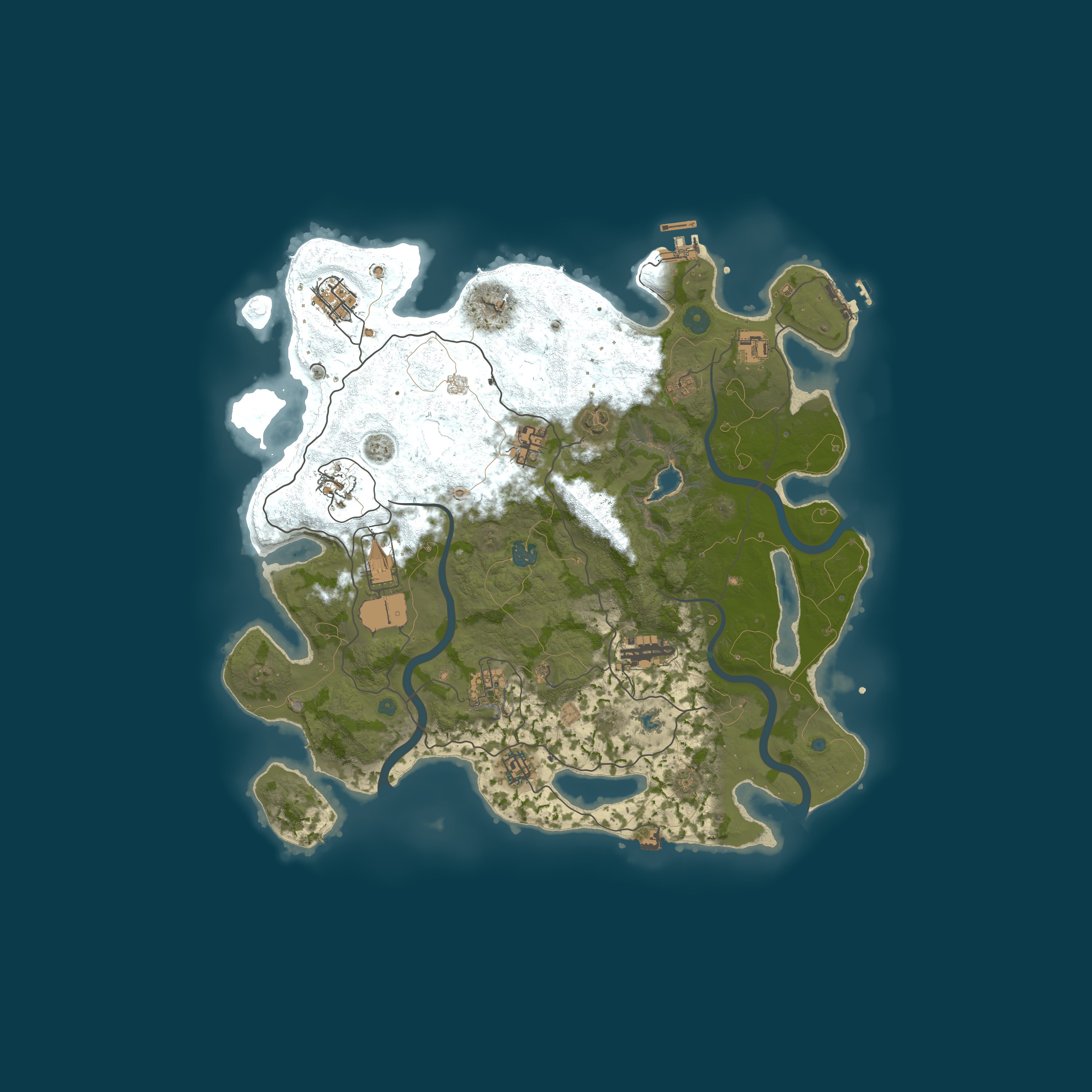 Map for US RawDogs Rust 2x Monthly| No BP Wipes | Noob Friendly | 2x