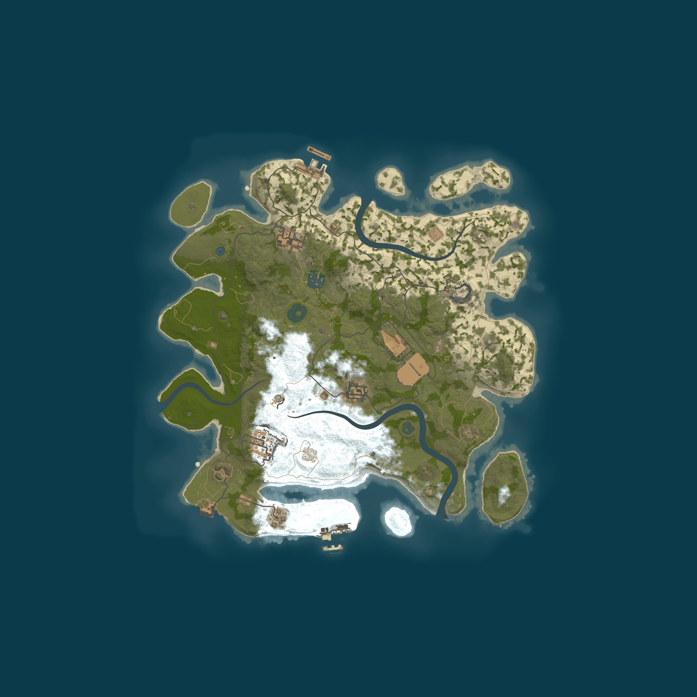 Map for EU | Rust Deltass | Solo/Duo/Trio | Fridays