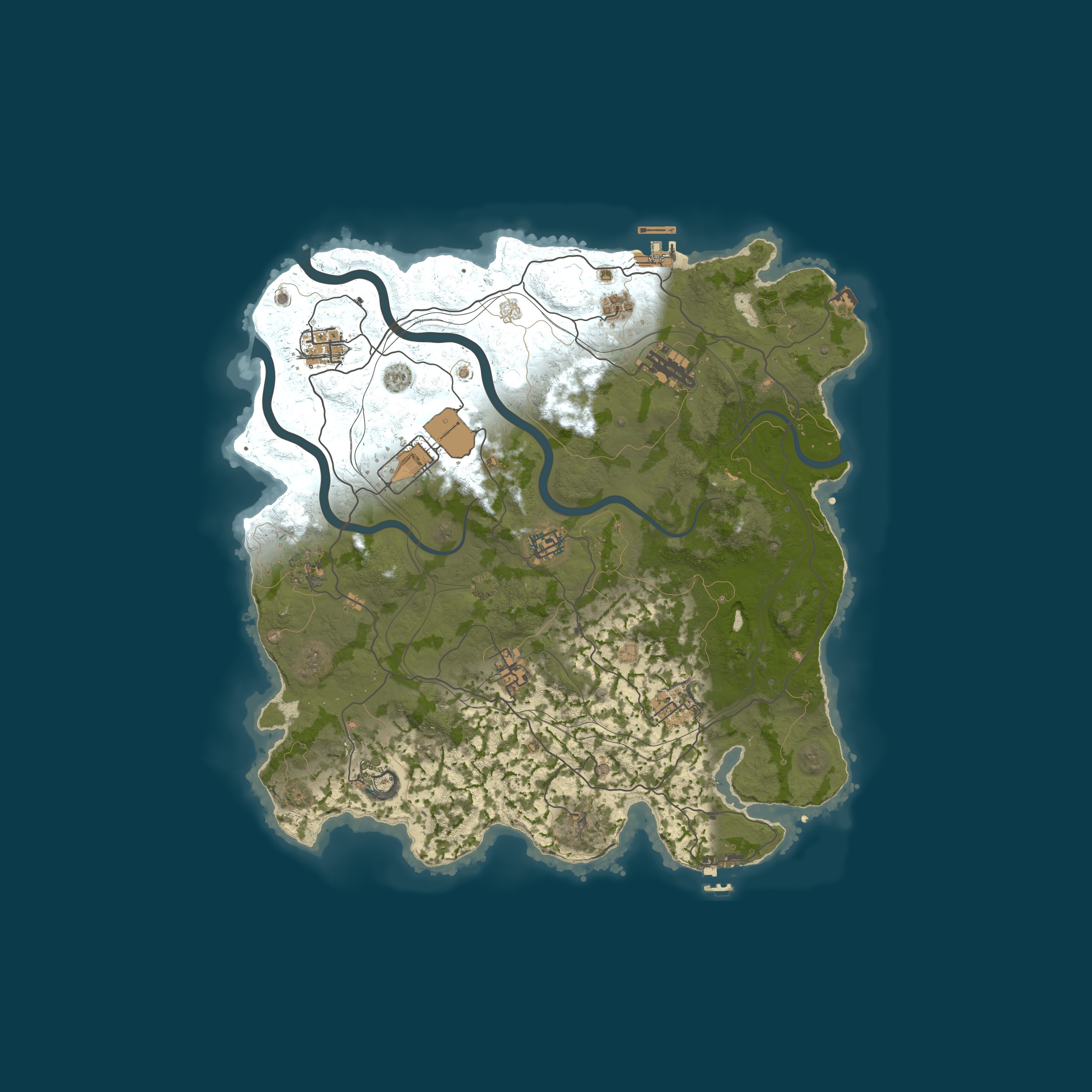 Map for US Rusty Rats 2x Monthly | Solo/Duo | 50% Upkeep | No BP Wipe