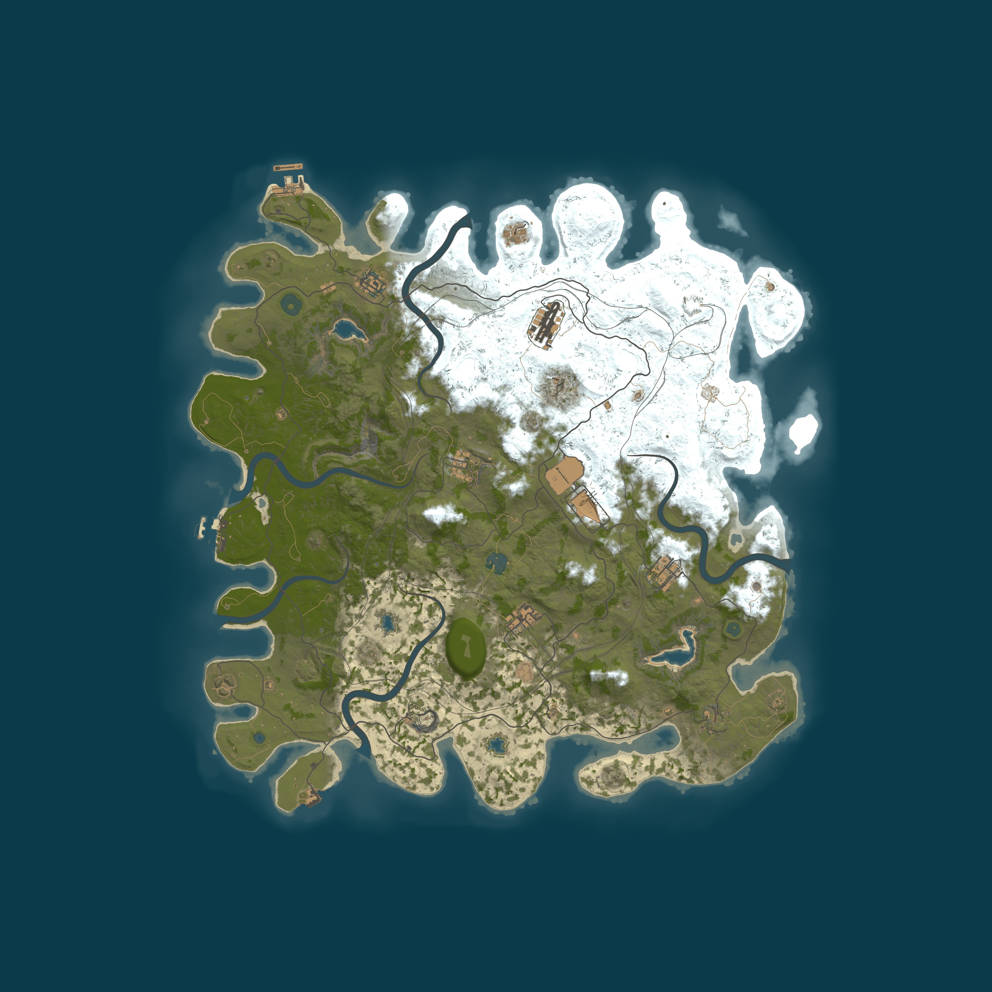 Map for Fear_No_One/10X/TP/Loot/Backpack  | SurvivalServers.com