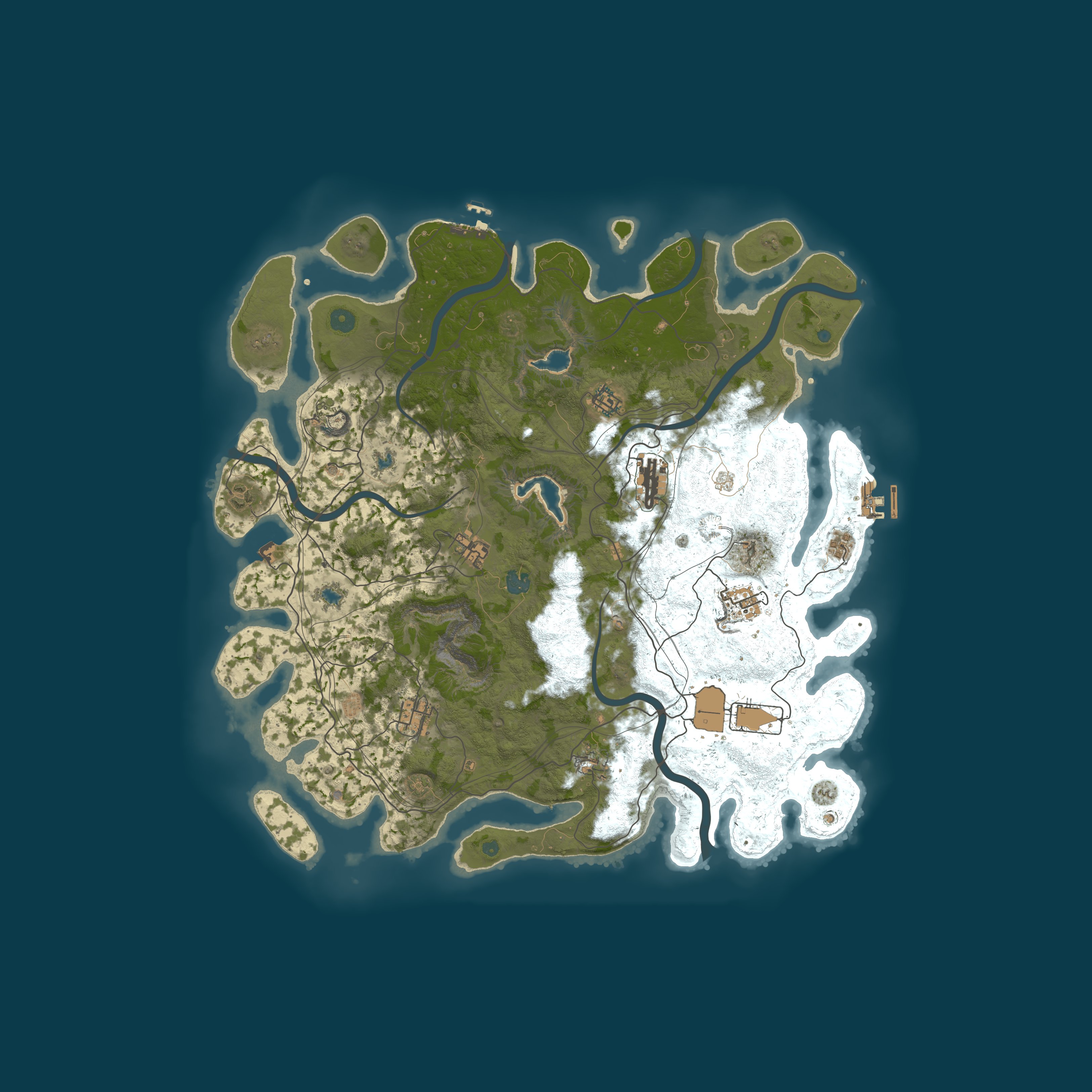 Map for Rusty XR Noobs | PvE or PvP with RaidControl | 10x+ | SlowDecay