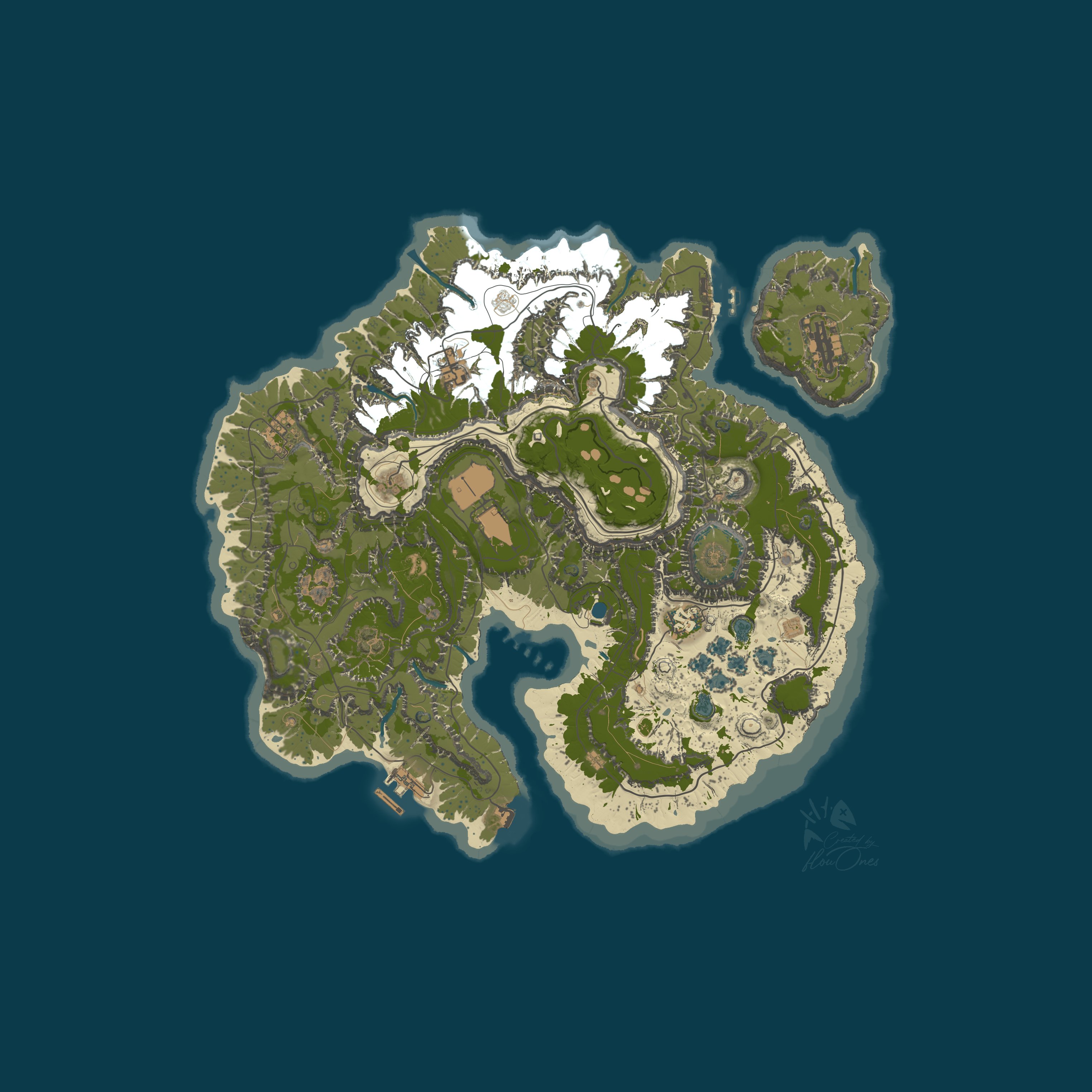 Map for HighMiles 10x PVE|No Bp|SkillTree|Kits|RaidBases|EpicLoot|Weed|