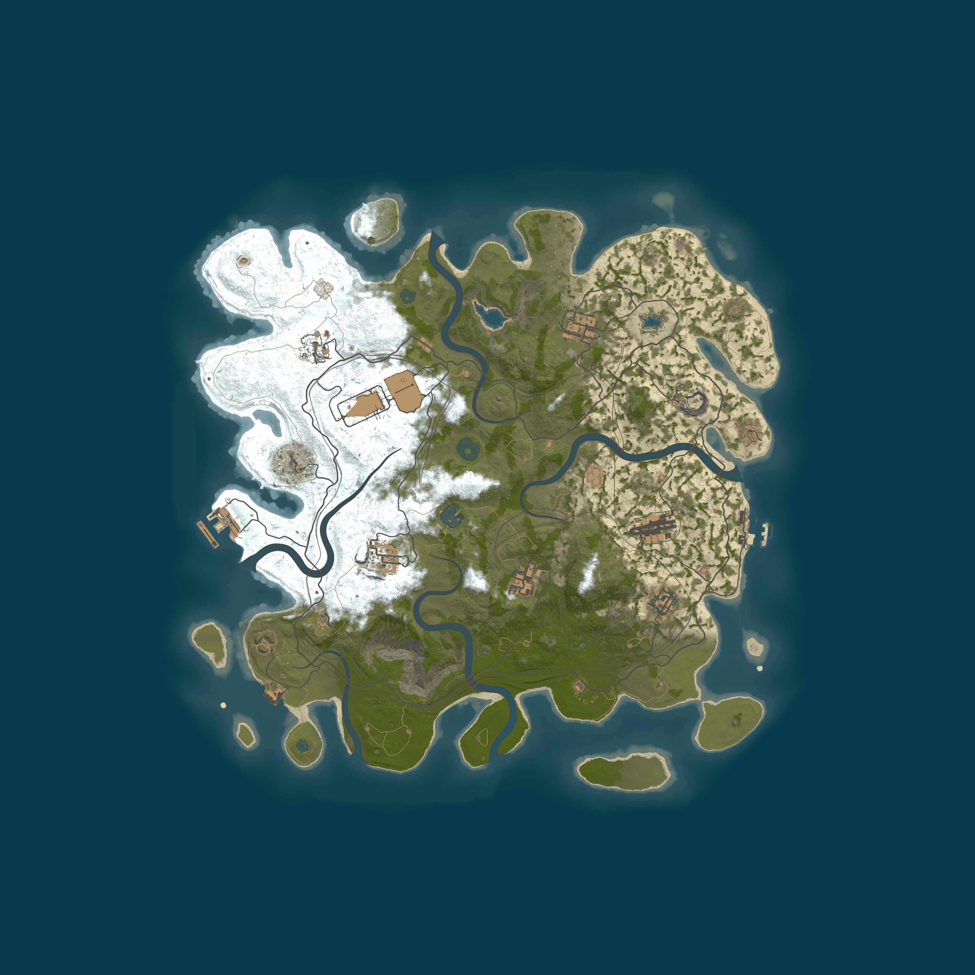 Map for Distorted - PVE 3X - Events and Raidable Bases - Biweekly