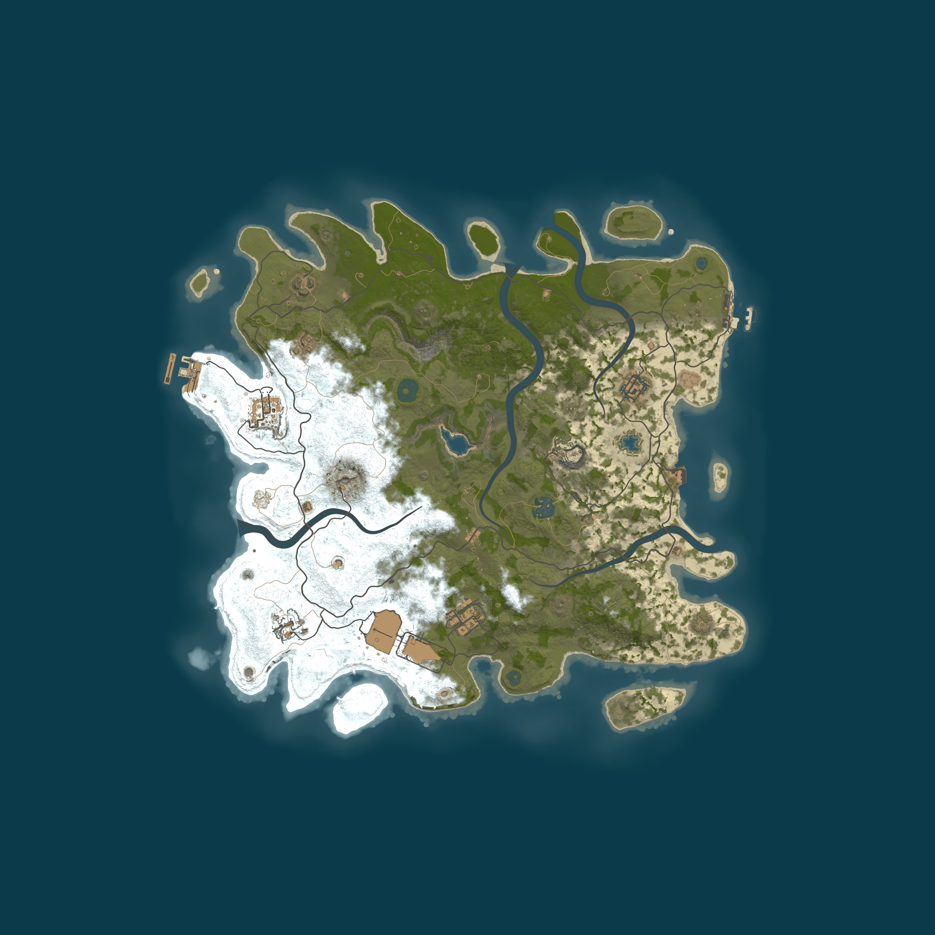 Map for A Shockbyte Rust Server