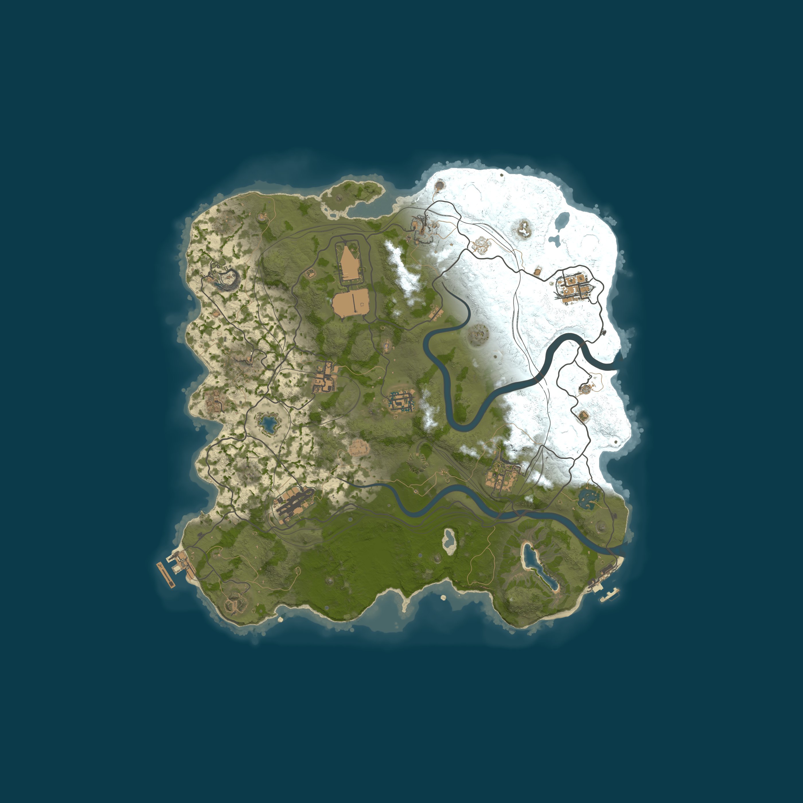 Map for HQM.GG US 3x MONTHLY Solo/Duo/Trio/Quad 5/3 5.3 Quests|Shop|TP