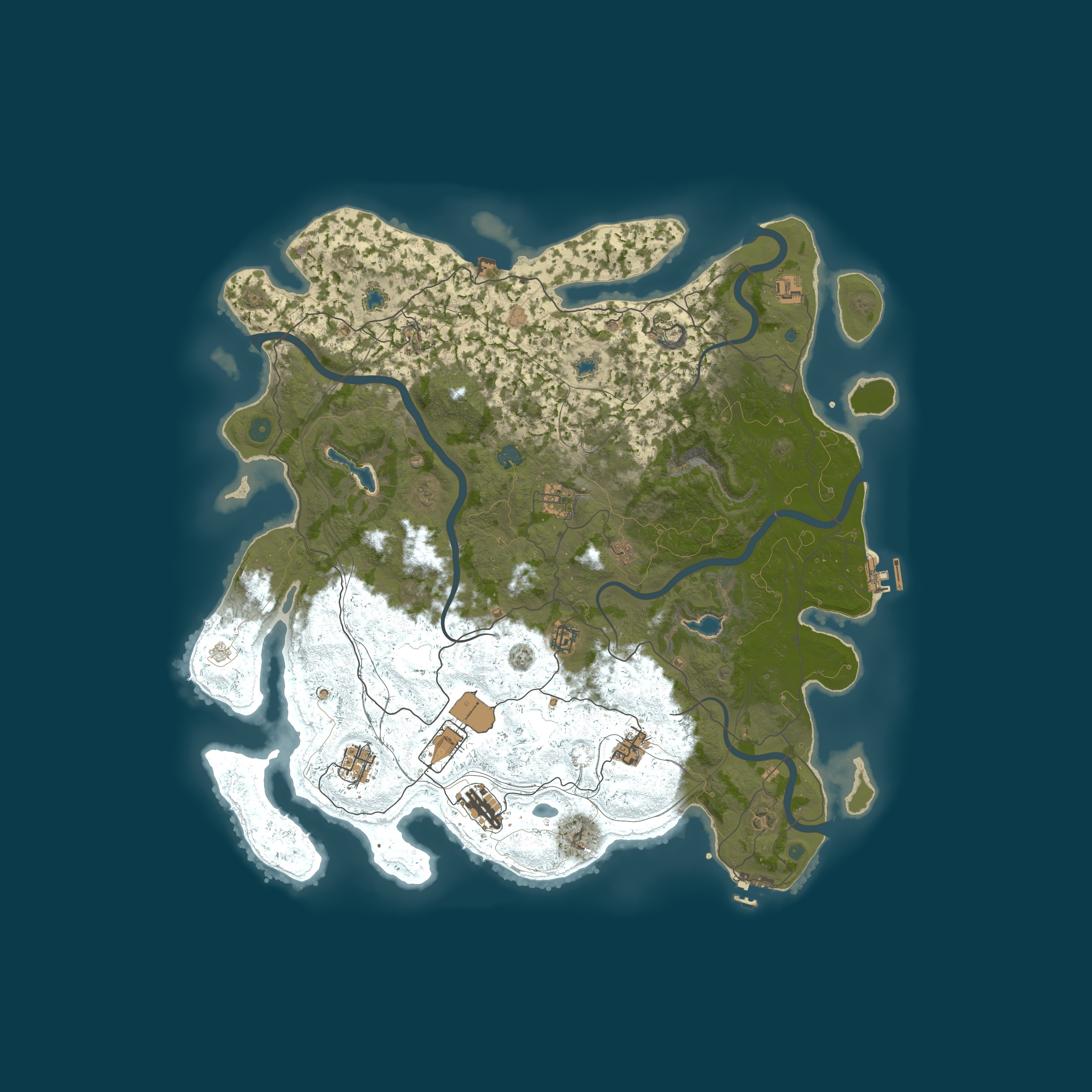 Procedural Map, size 4750, seed 1965852112