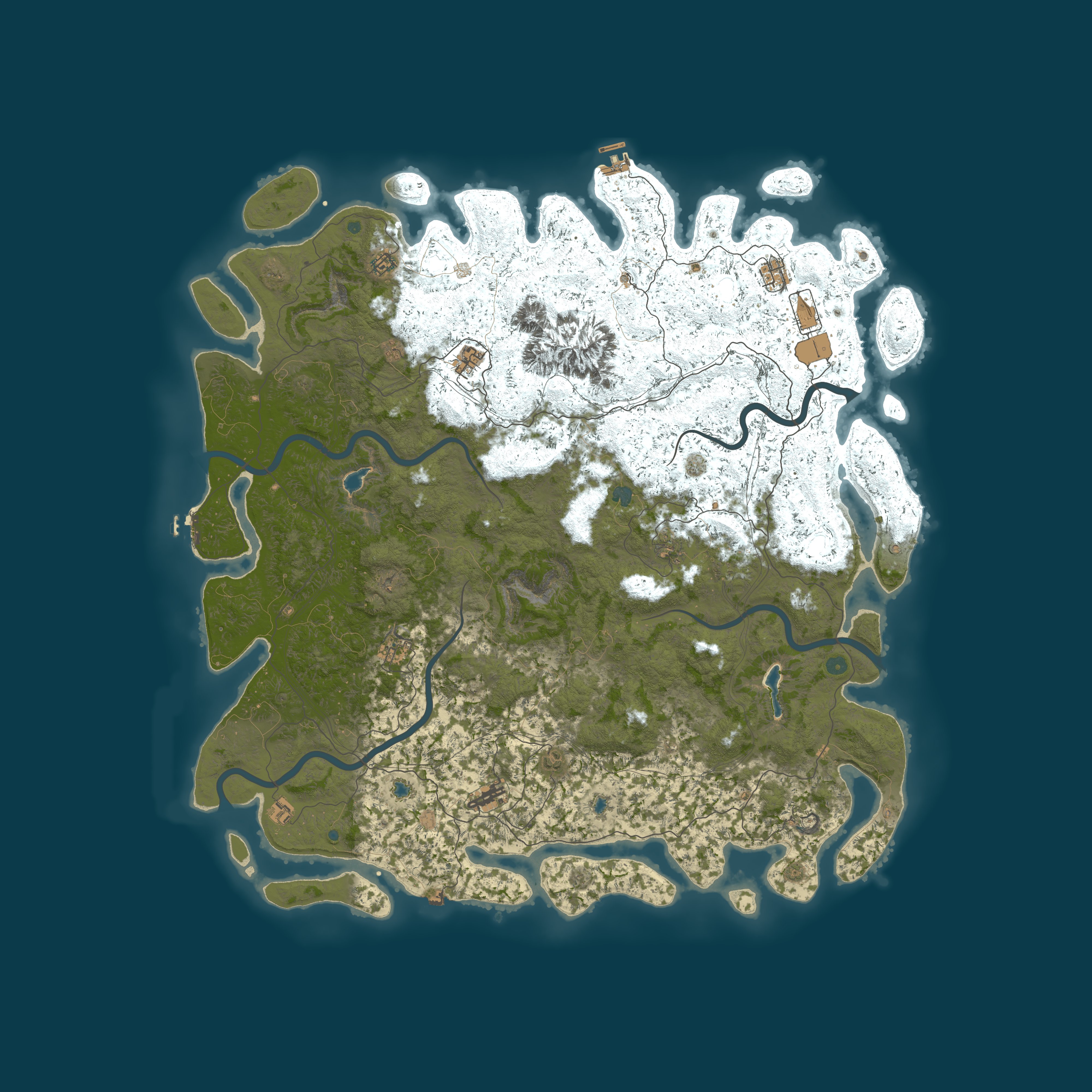 Procedural Map, size 6000, seed 731324110