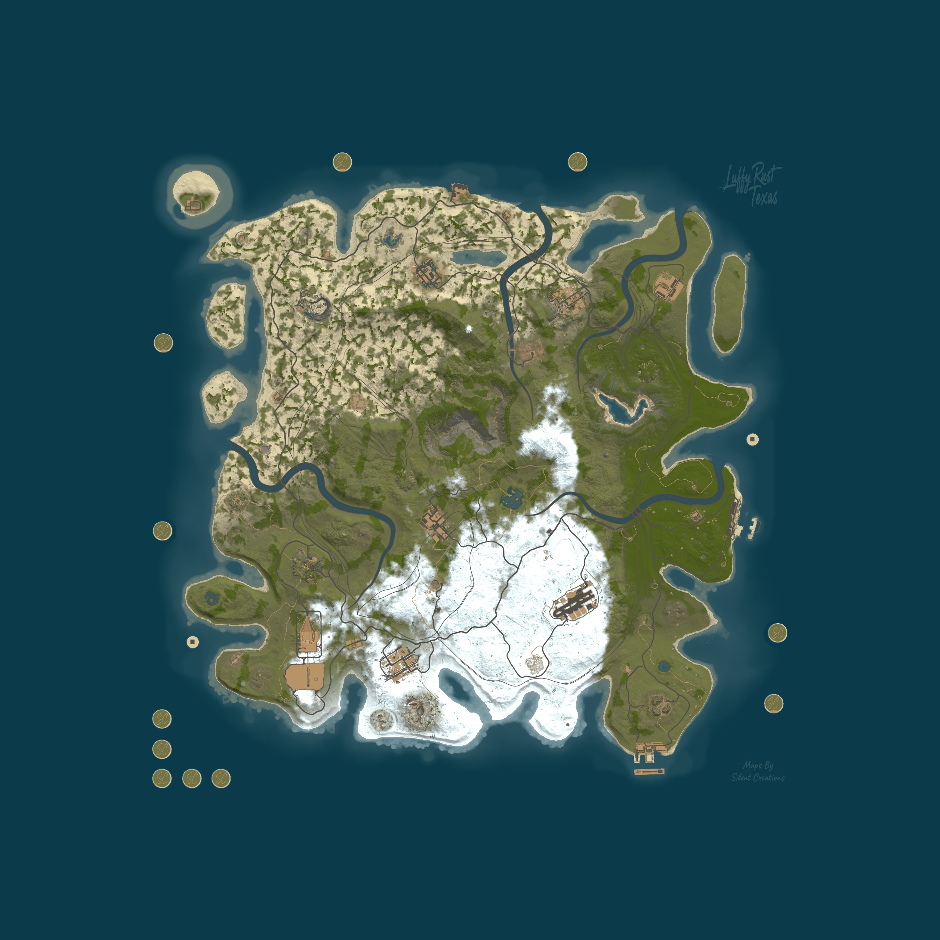 Rust map 4250/1337