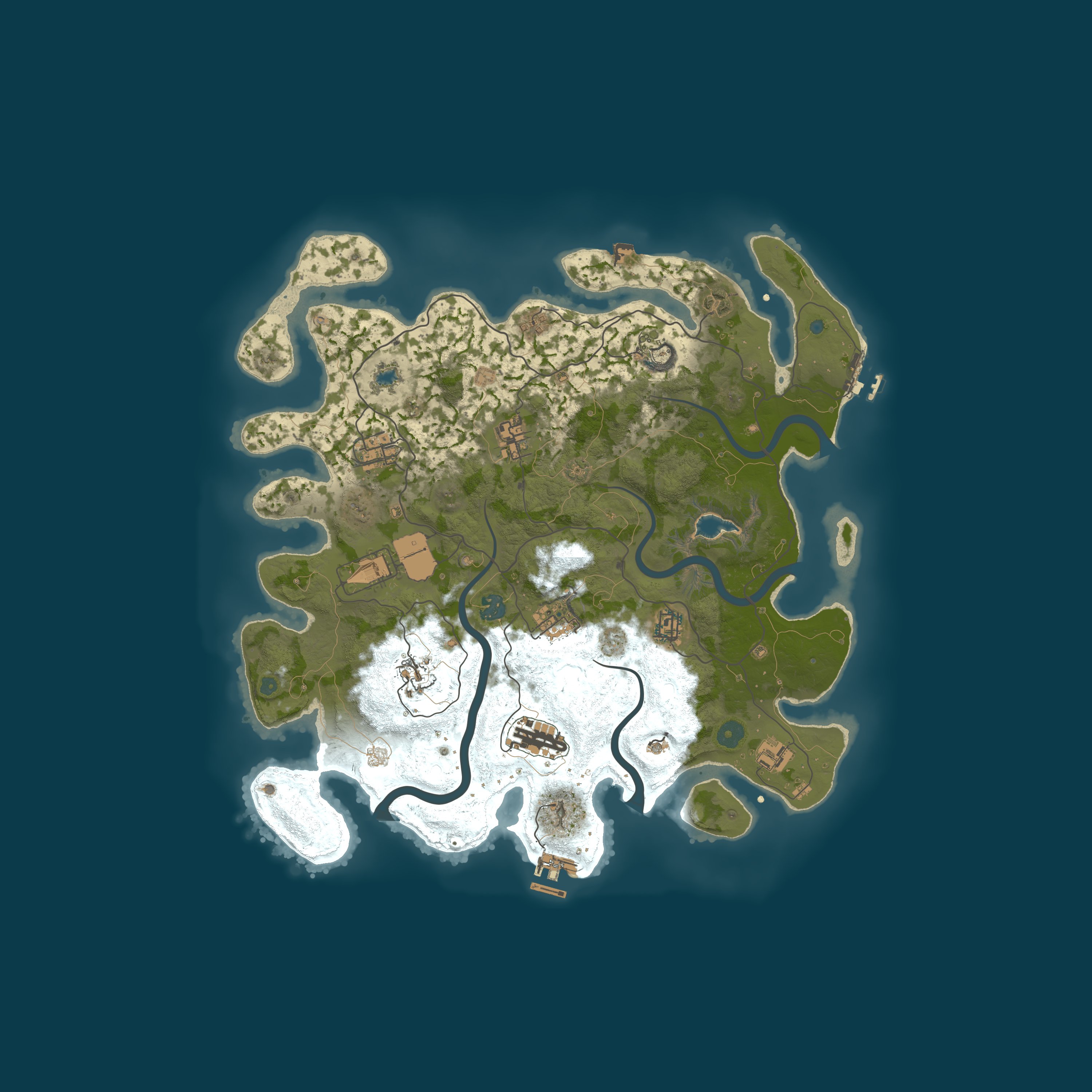 Procedural Map, size 4000, seed 309842082
