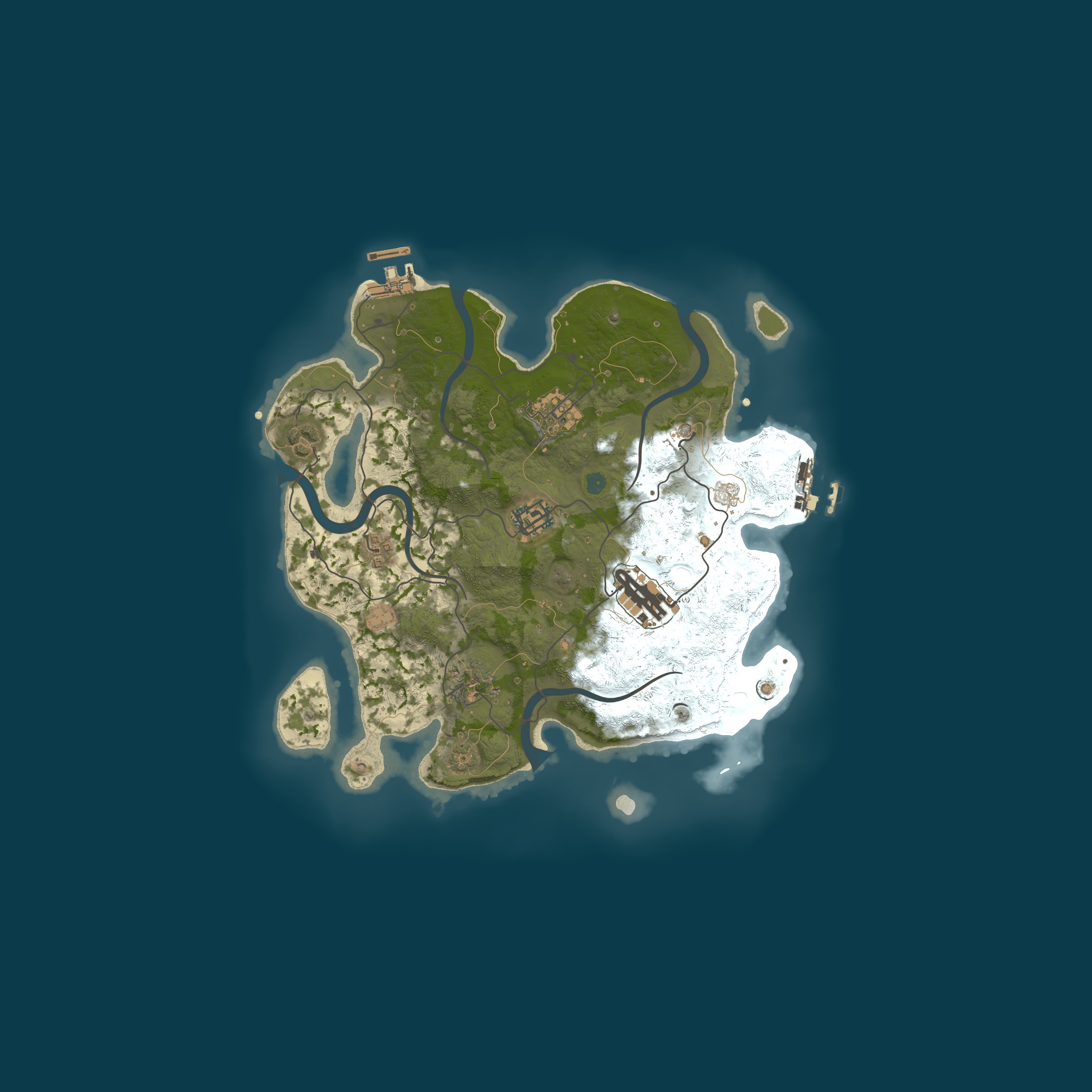 Map for A Shockbyte Rust Server