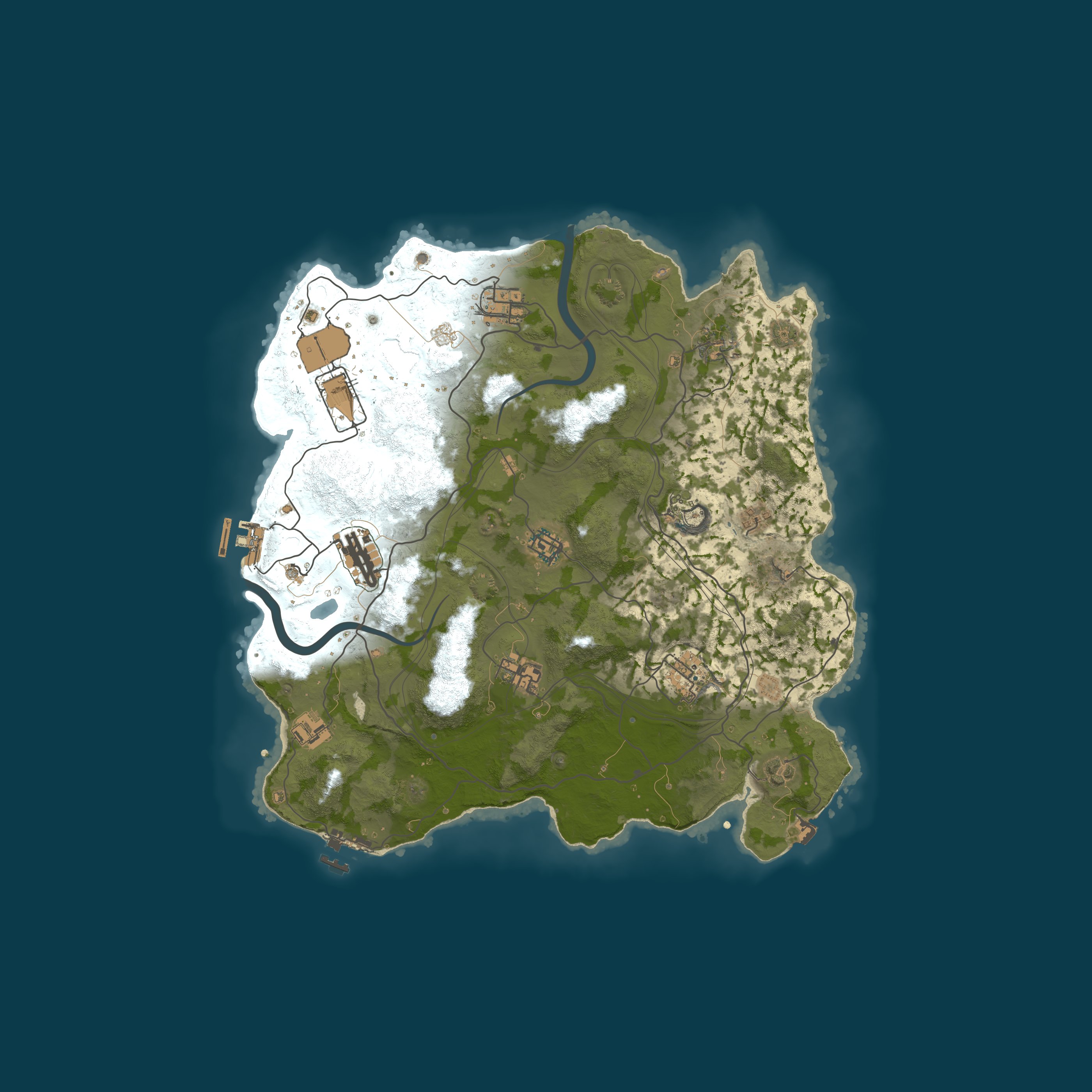 Rust map 3600/1337