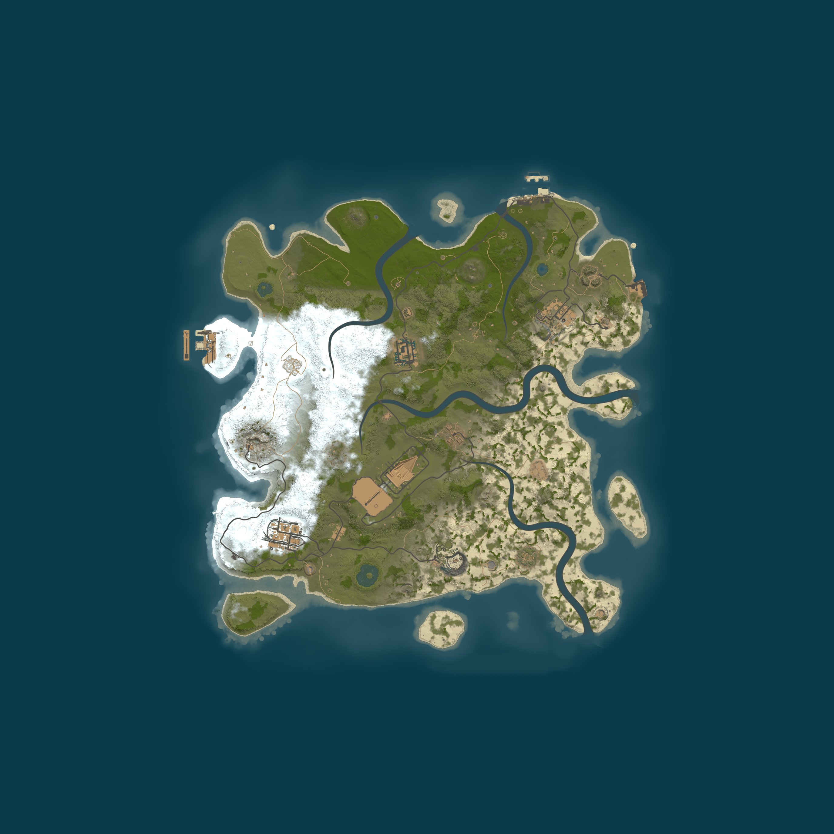 Map for EU Rusty Island I 2x  I Shared BPs
