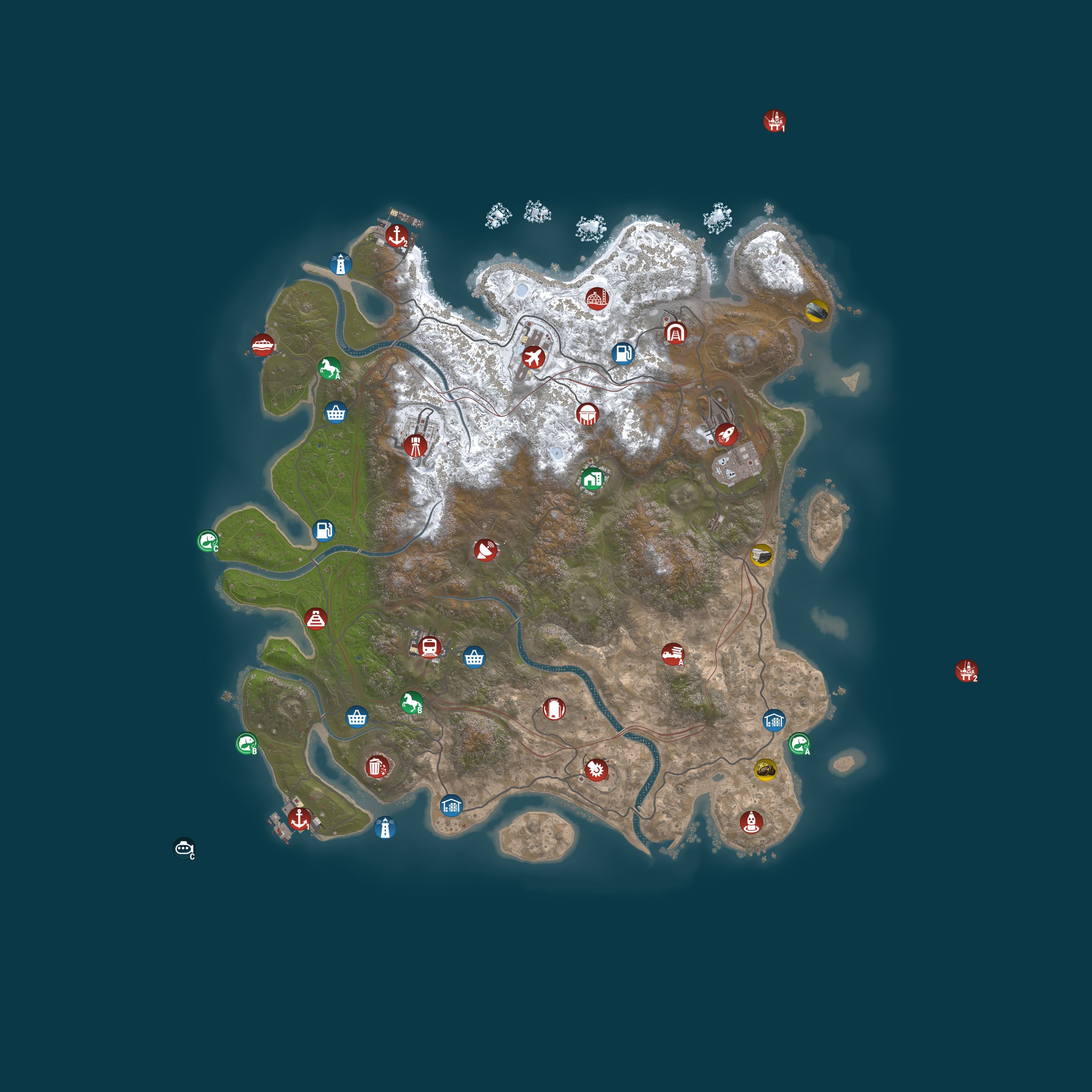 Map for Magic Rust #1 — Modded 2x (Solo) | EU East