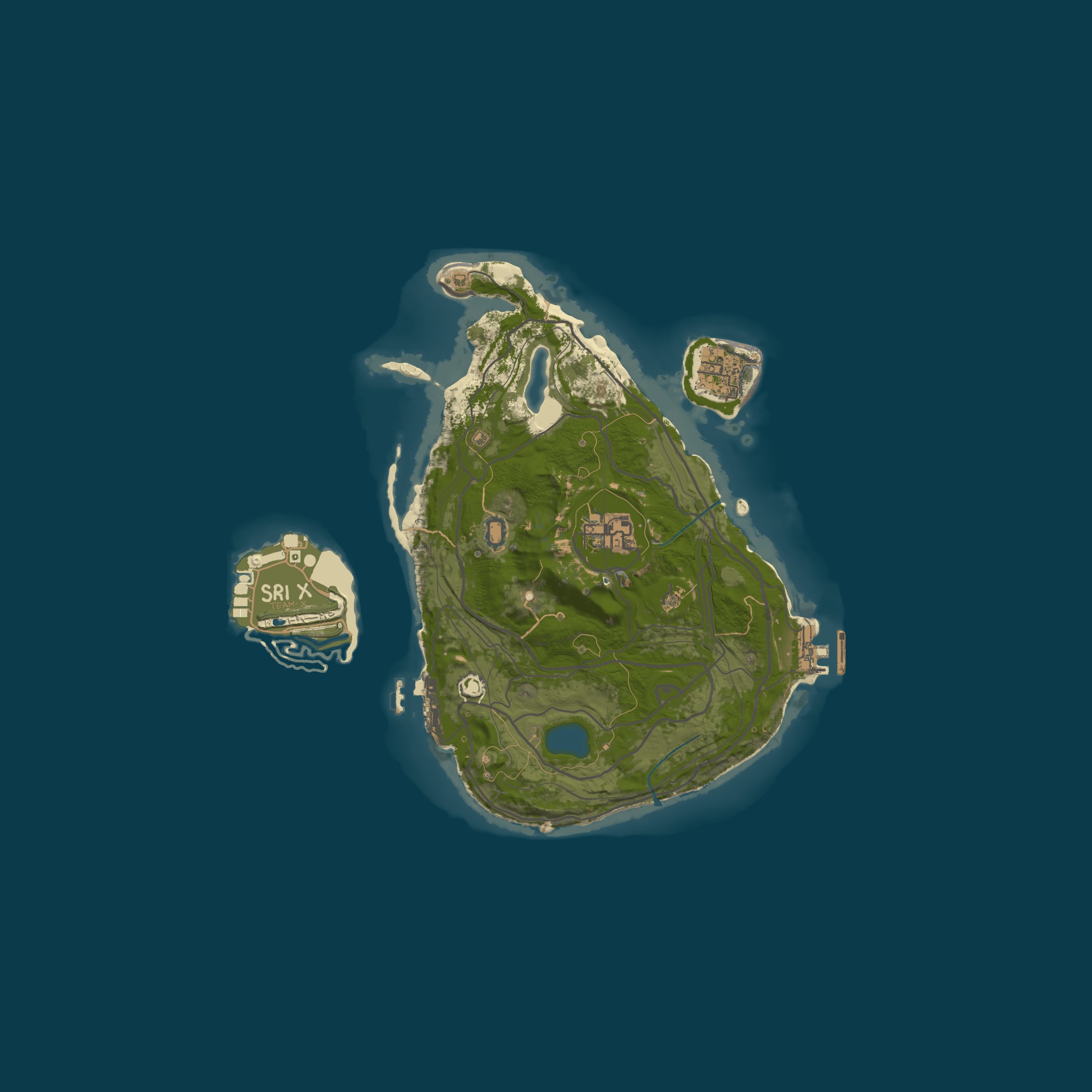 Map for SRI X - Sri Lanka Official Rust Server