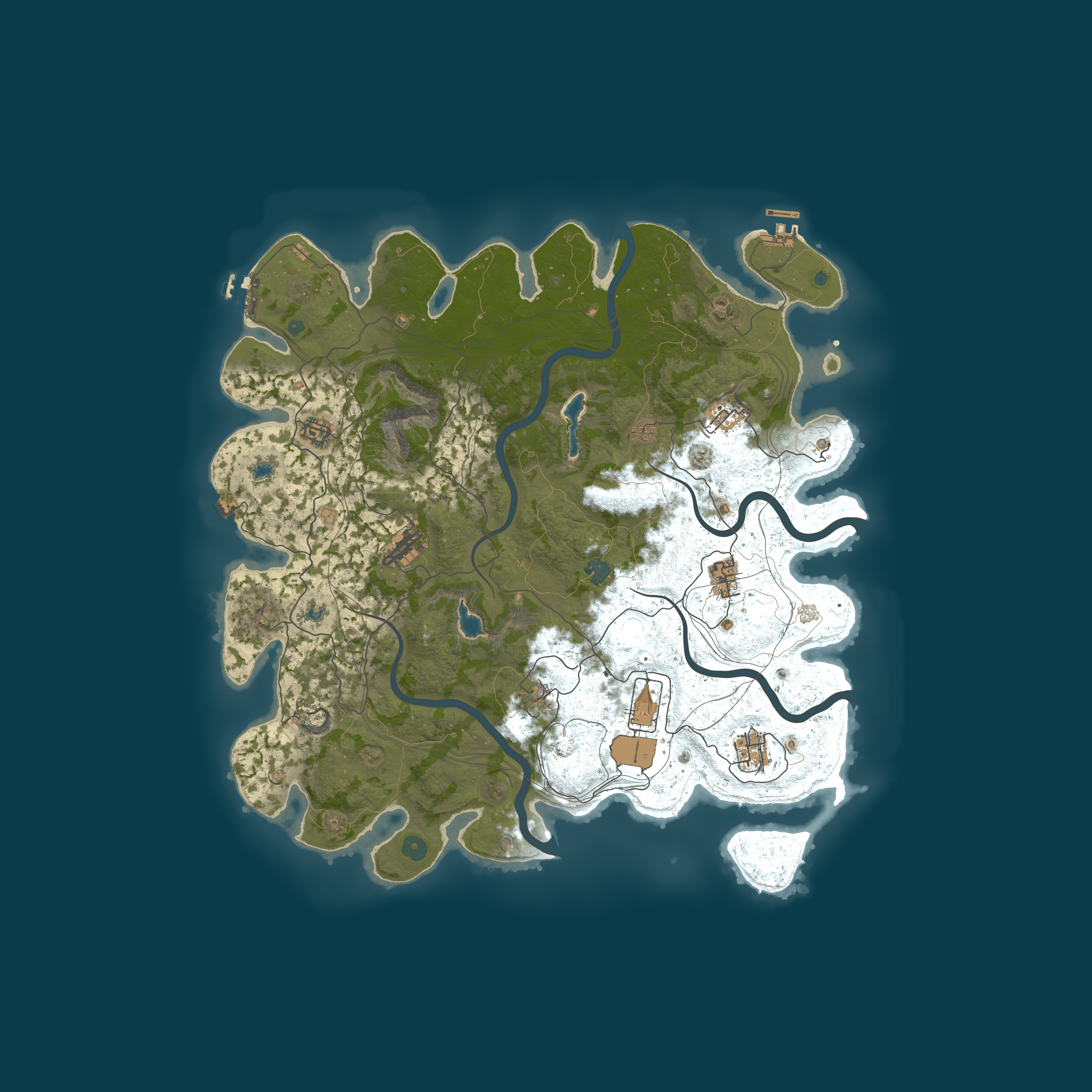 Map for **UK/EU** TGP X2 | KITS | TP | RP | RAIDABLE BASES++ | LOOT+ | 