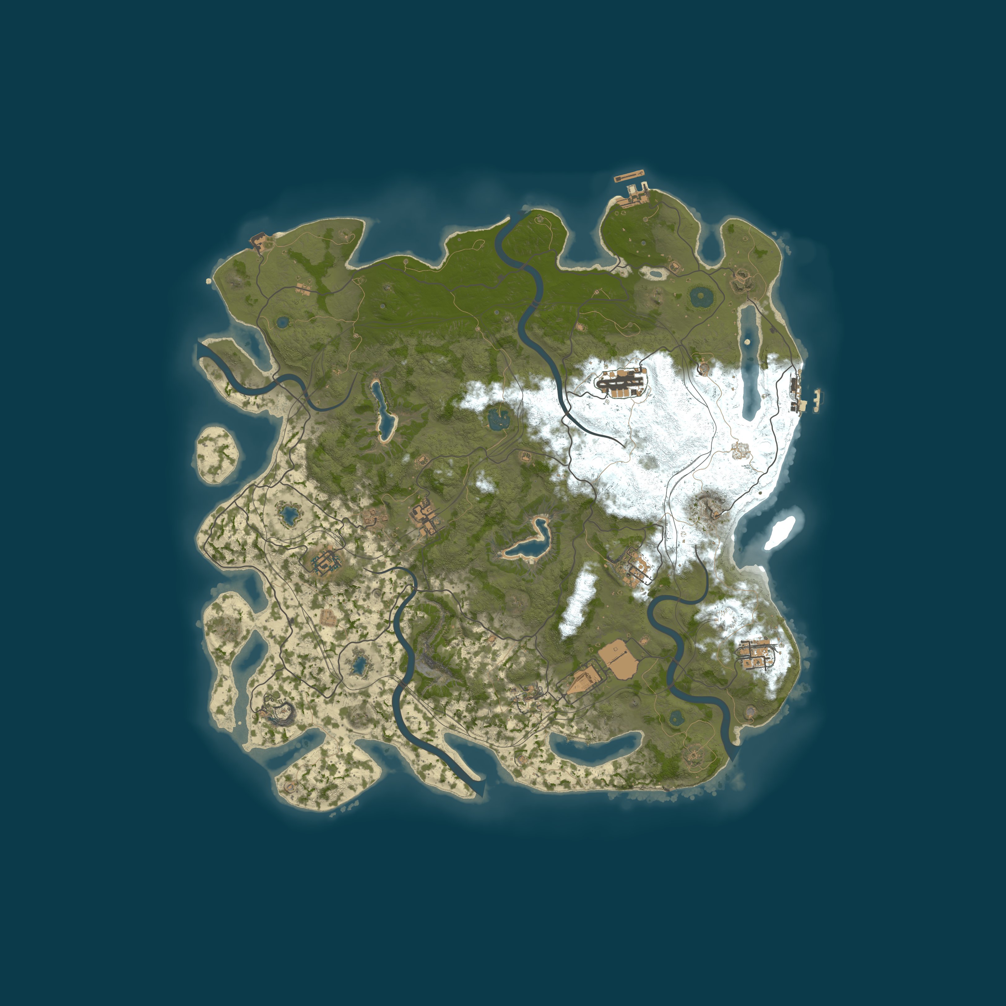 Map for [US] DEAD MAN RUST 2X [ Boosted Loot ]