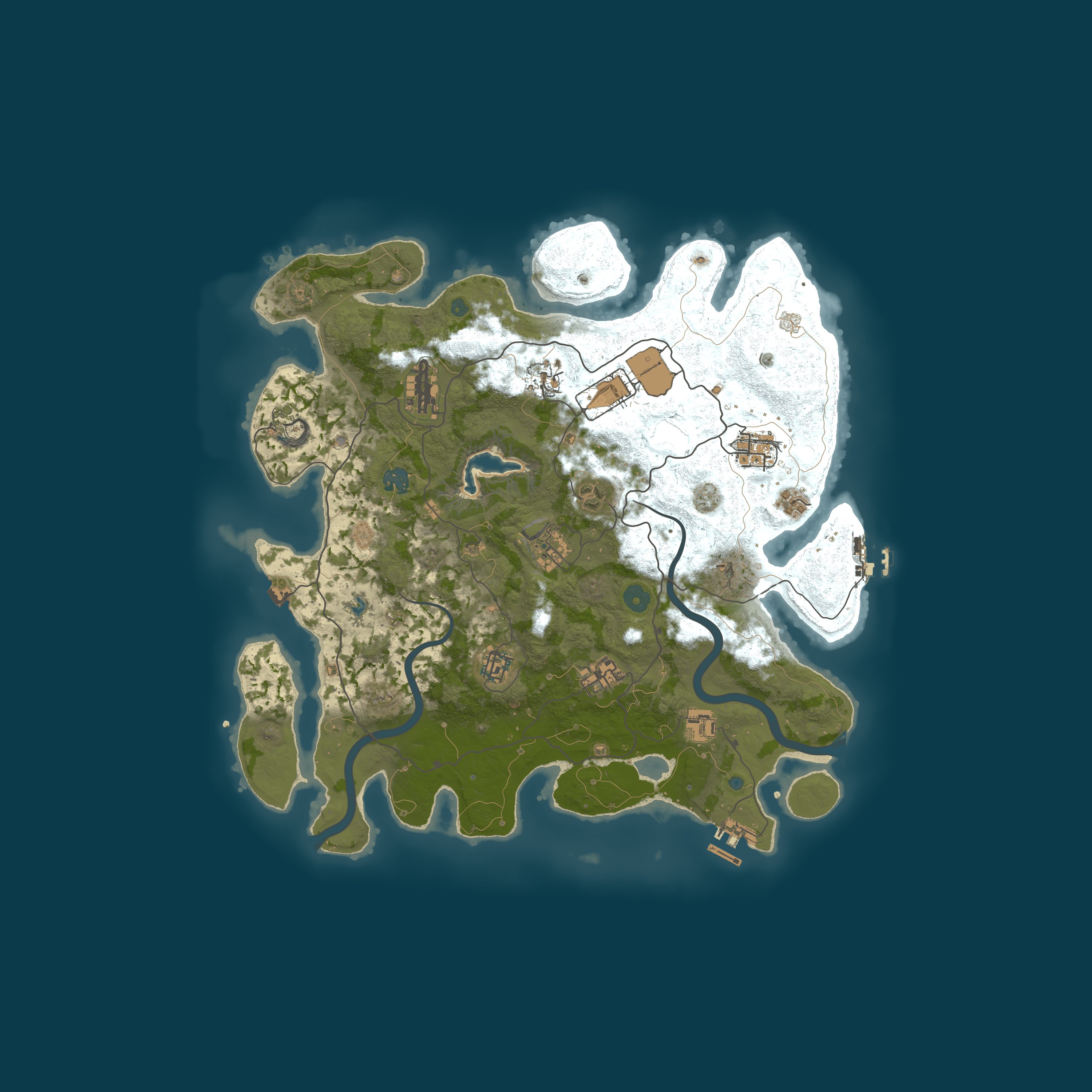 Procedural Map, size 4000, seed 217480018