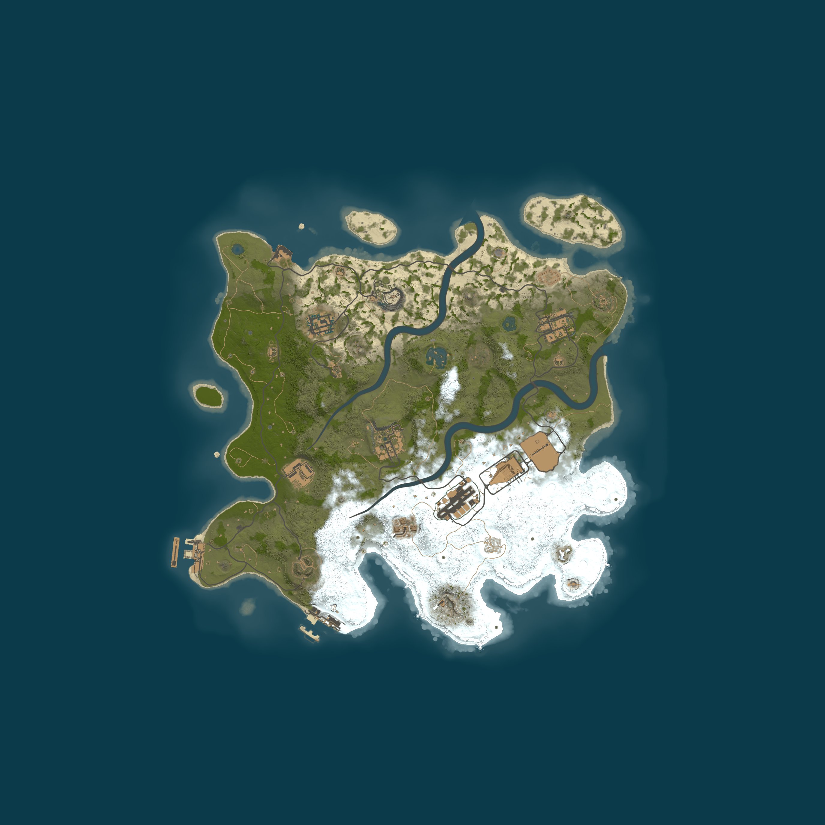 Map for RustyMain.eu X50X | MAX 5 | Skills | Kits | PvP | TP | Loot+