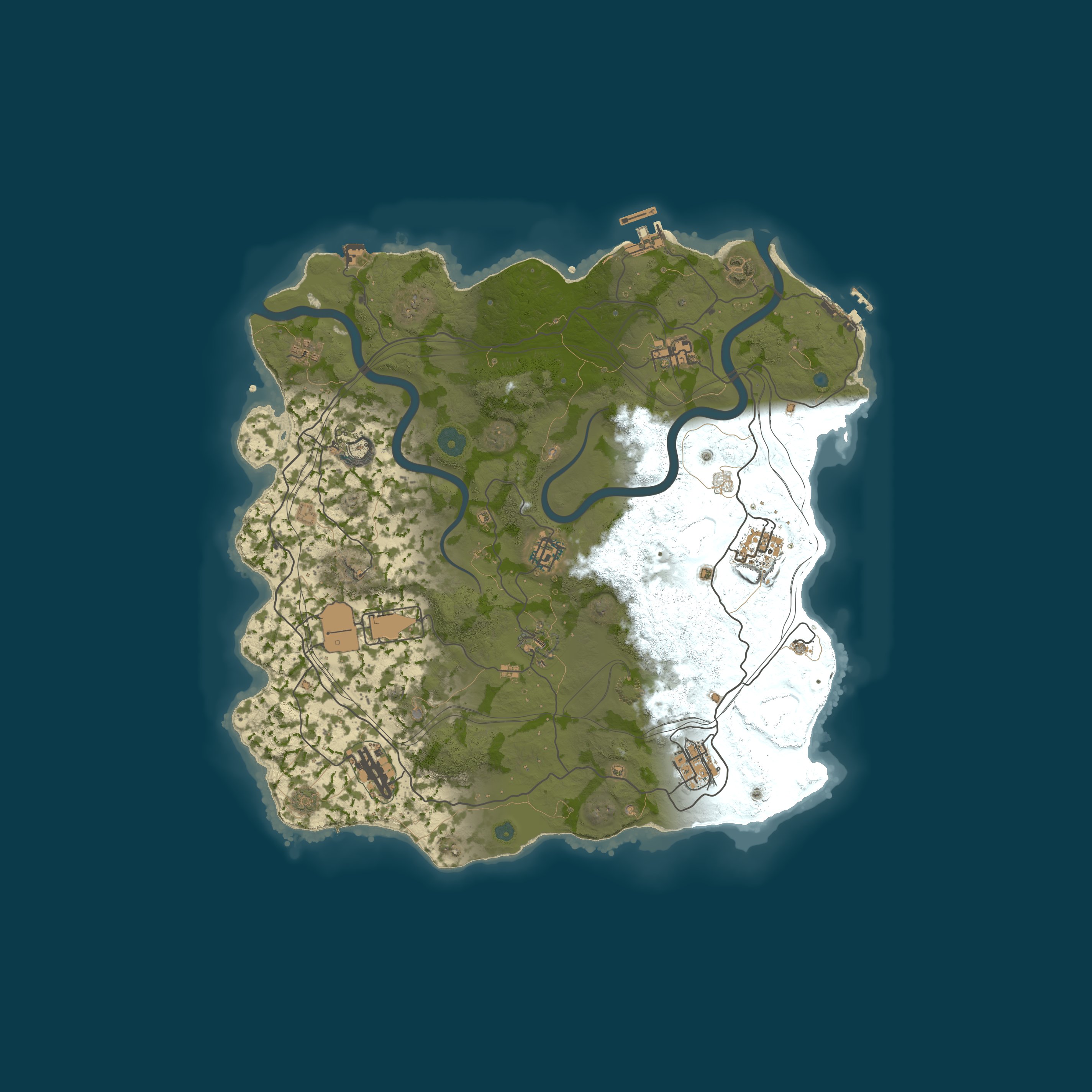 Карта сервера