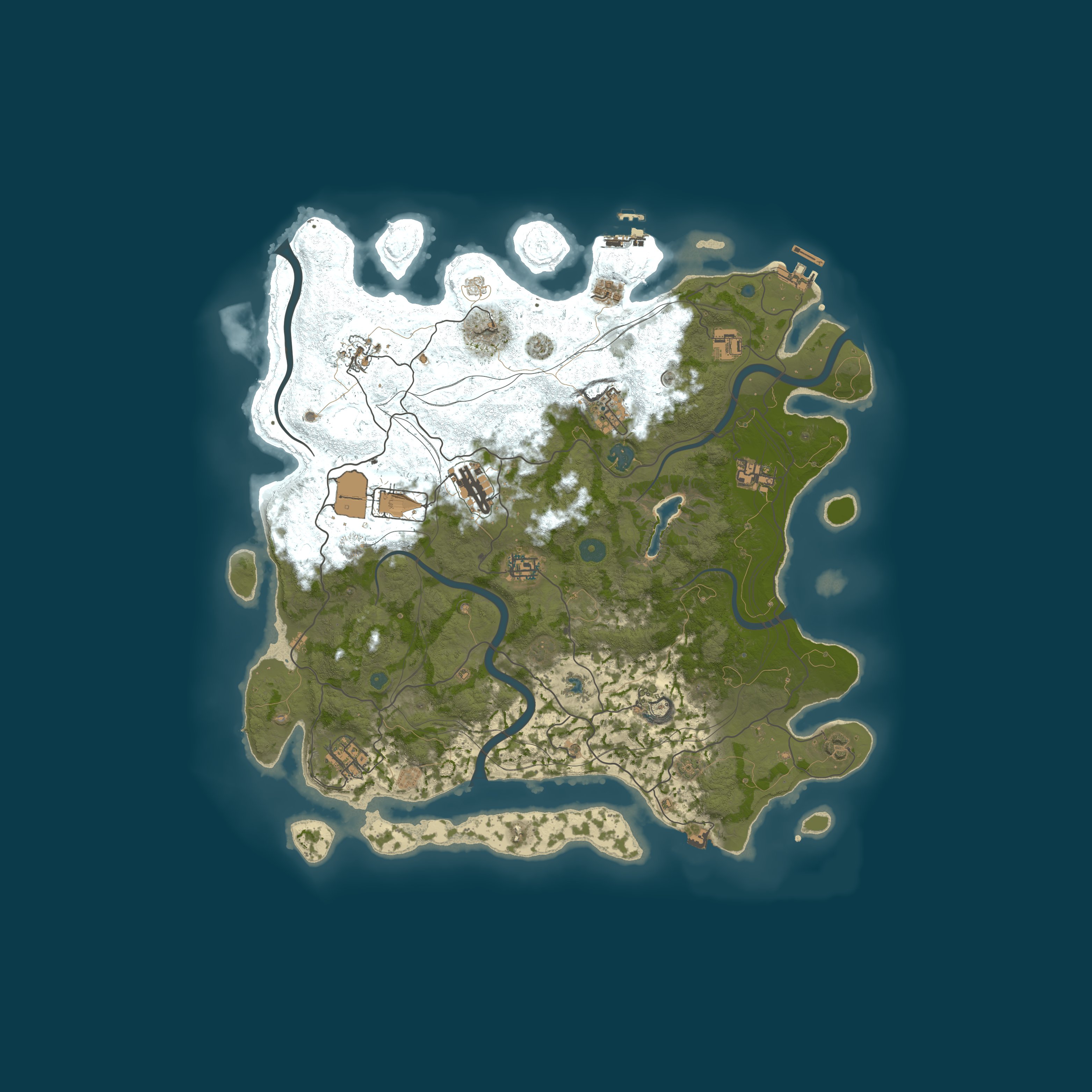 Procedural Map, size 4250, seed 632572150