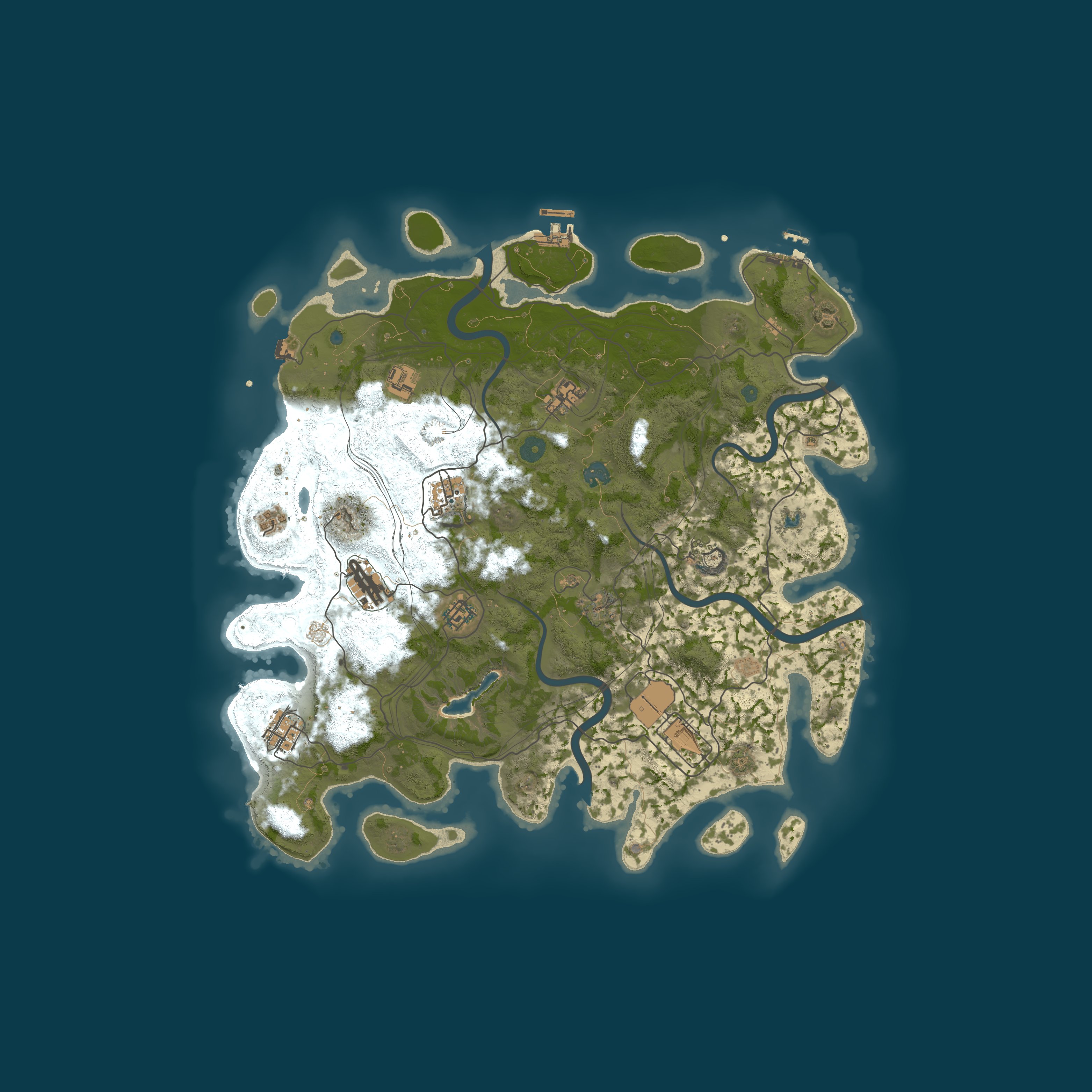 Procedural Map, size 4250, seed 635600941
