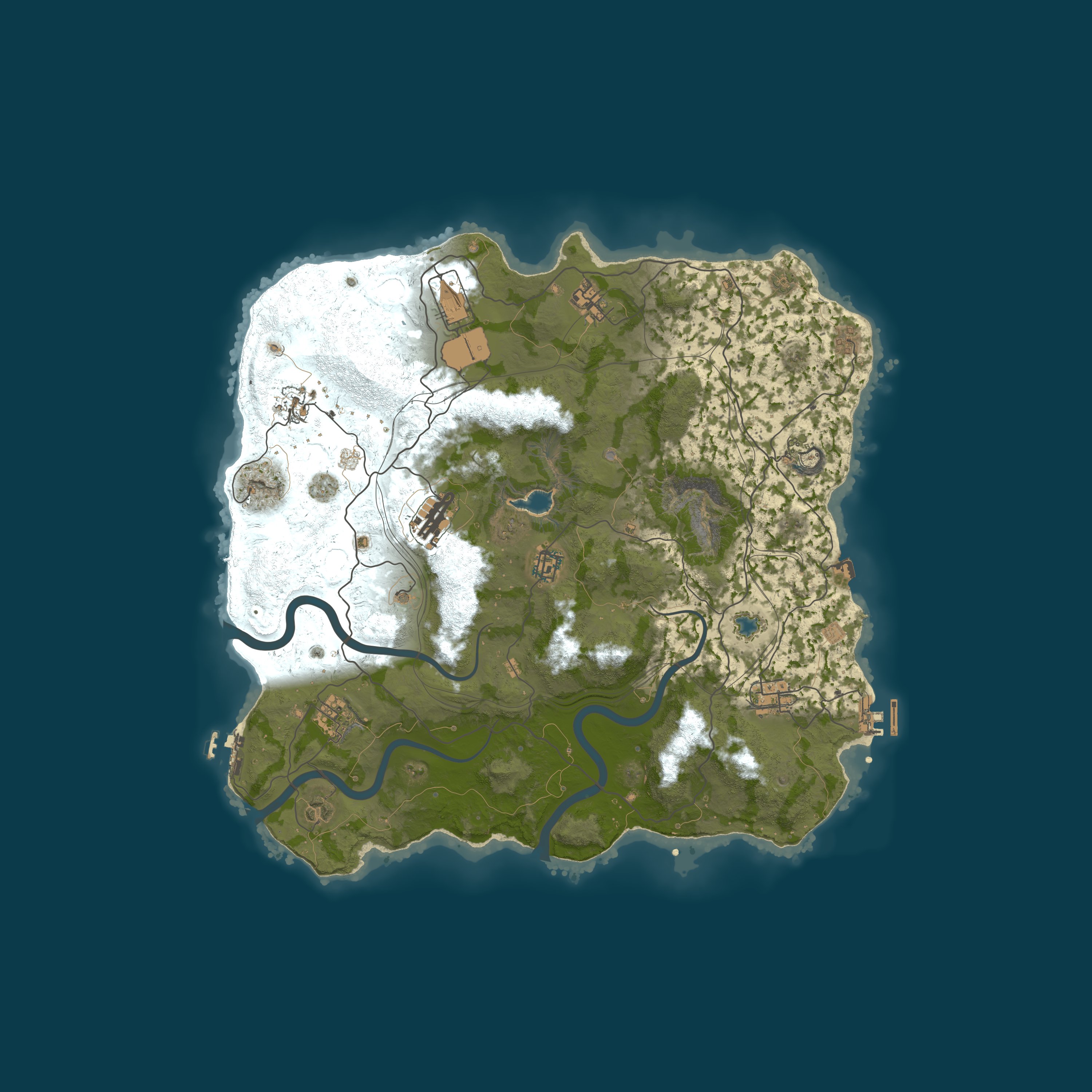 Map for RustForNoobs.com | Solo Duo Trio | Monthly EU