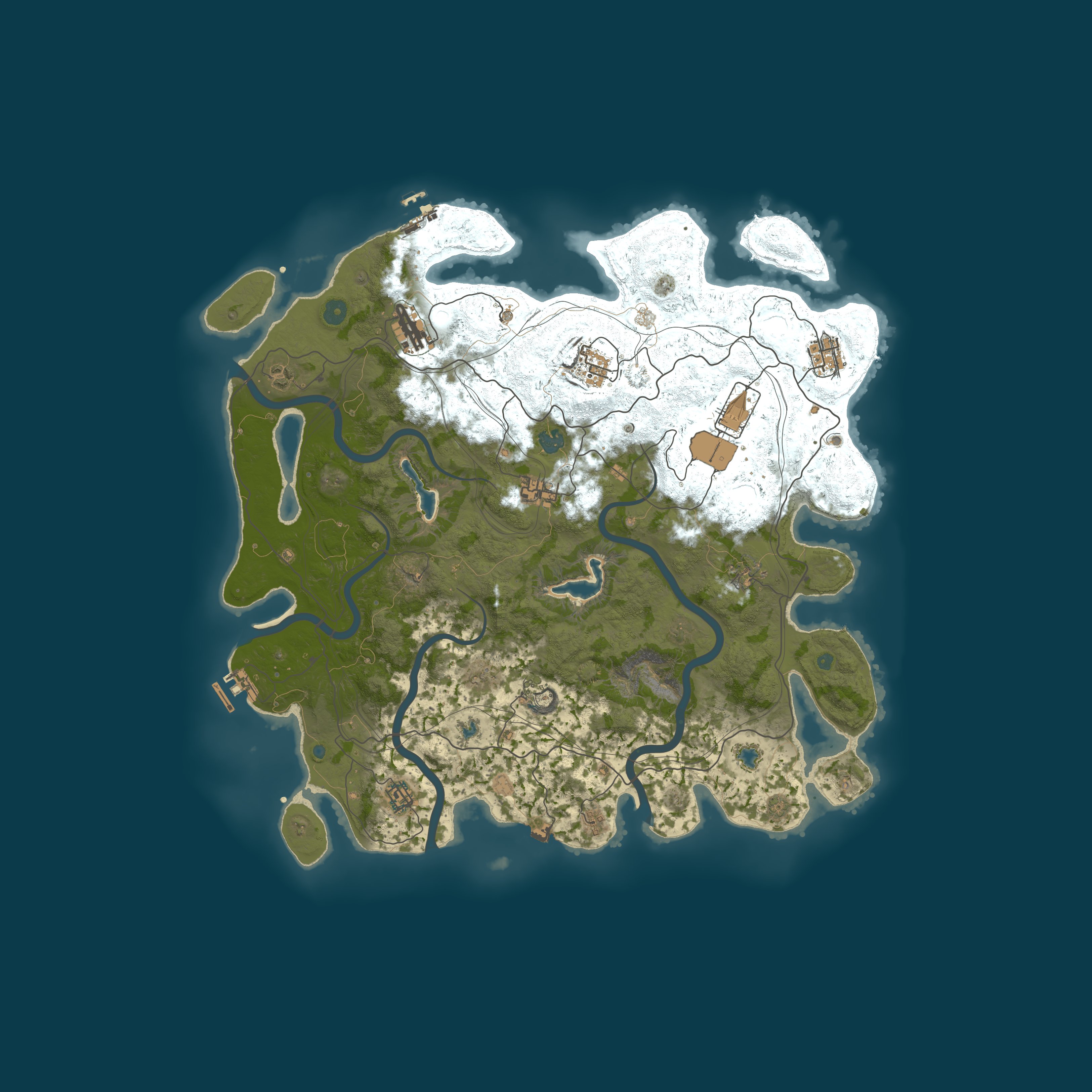 Map for Rust | Crucible | Vanilla+ | Zombies | PVE Focus | Opt-In PVP |