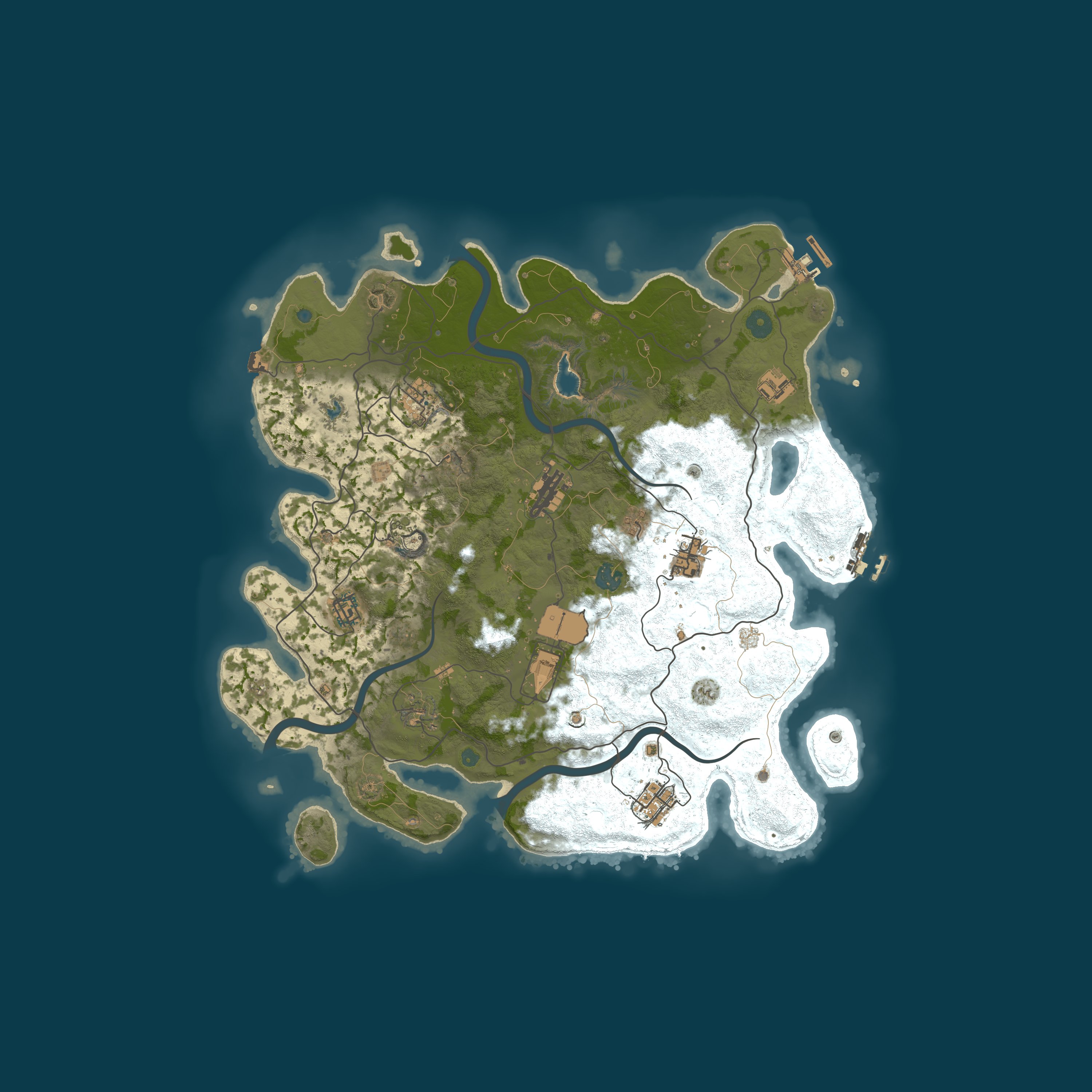 Procedural Map, size 4000, seed 761648383