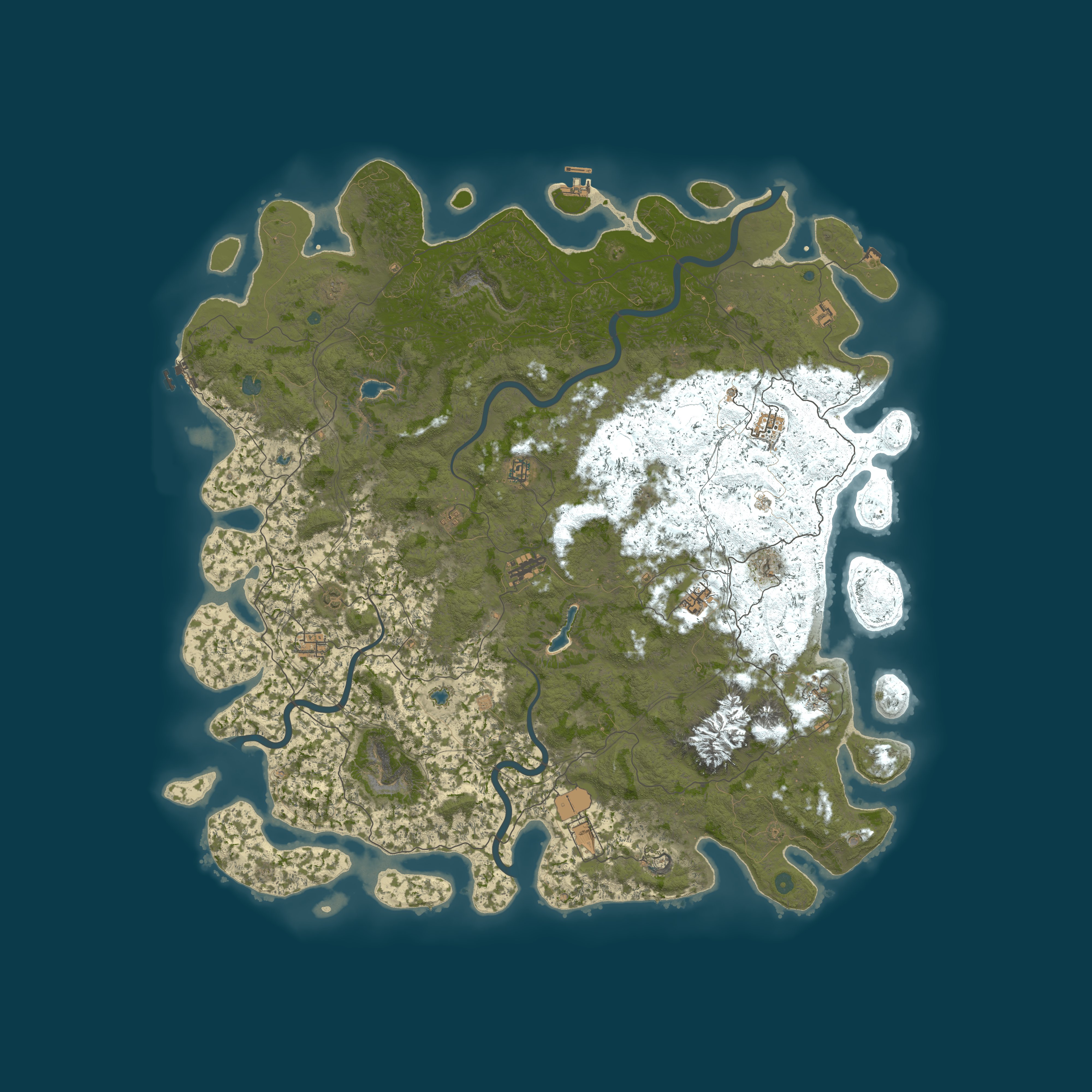 Rust map 6000/1337