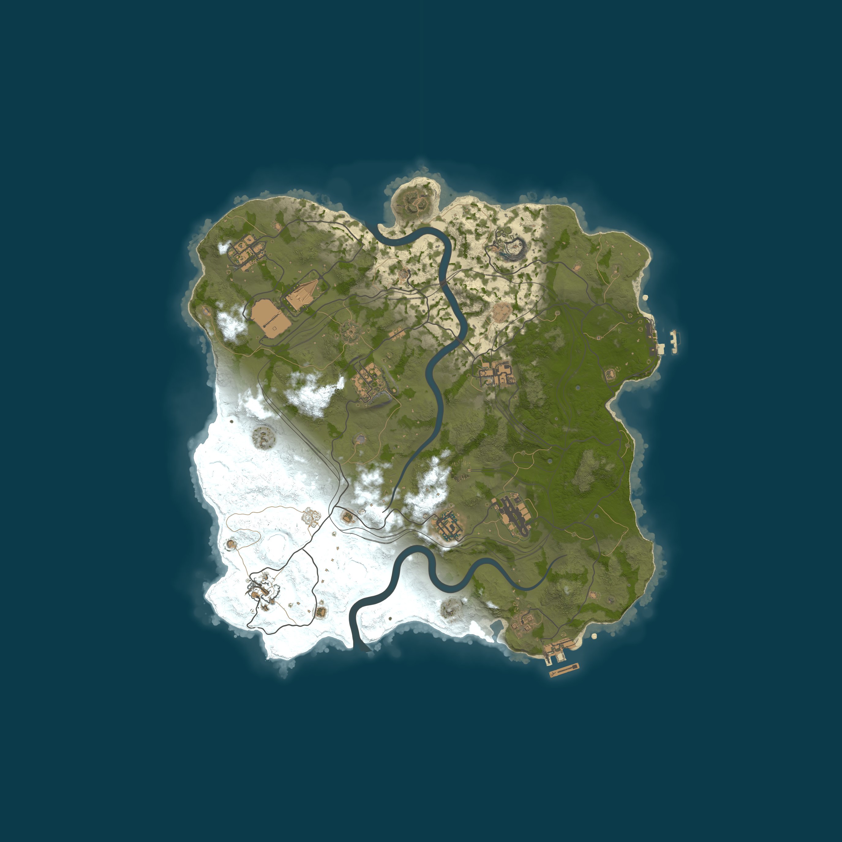 Map for [IND/SEA] Rust Samrajya | 3X | SkinBox | Loot++ | Max 6 | Weekl