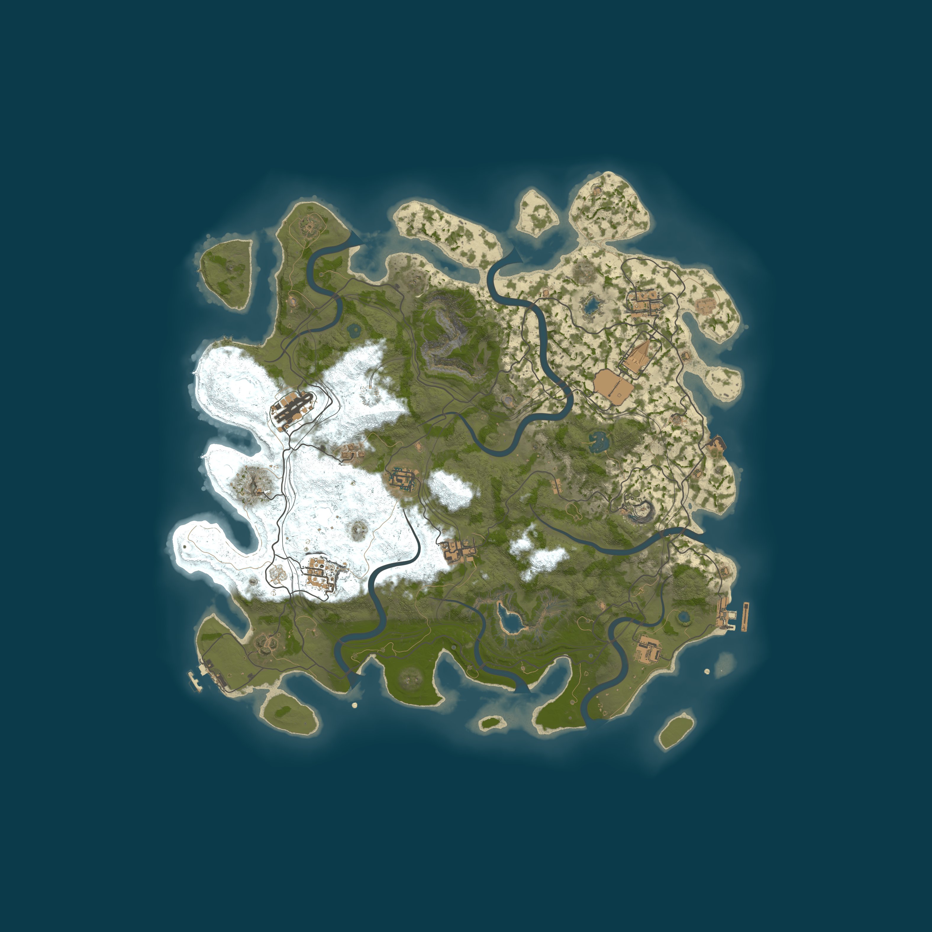 Map for Rabbit Hole Rust