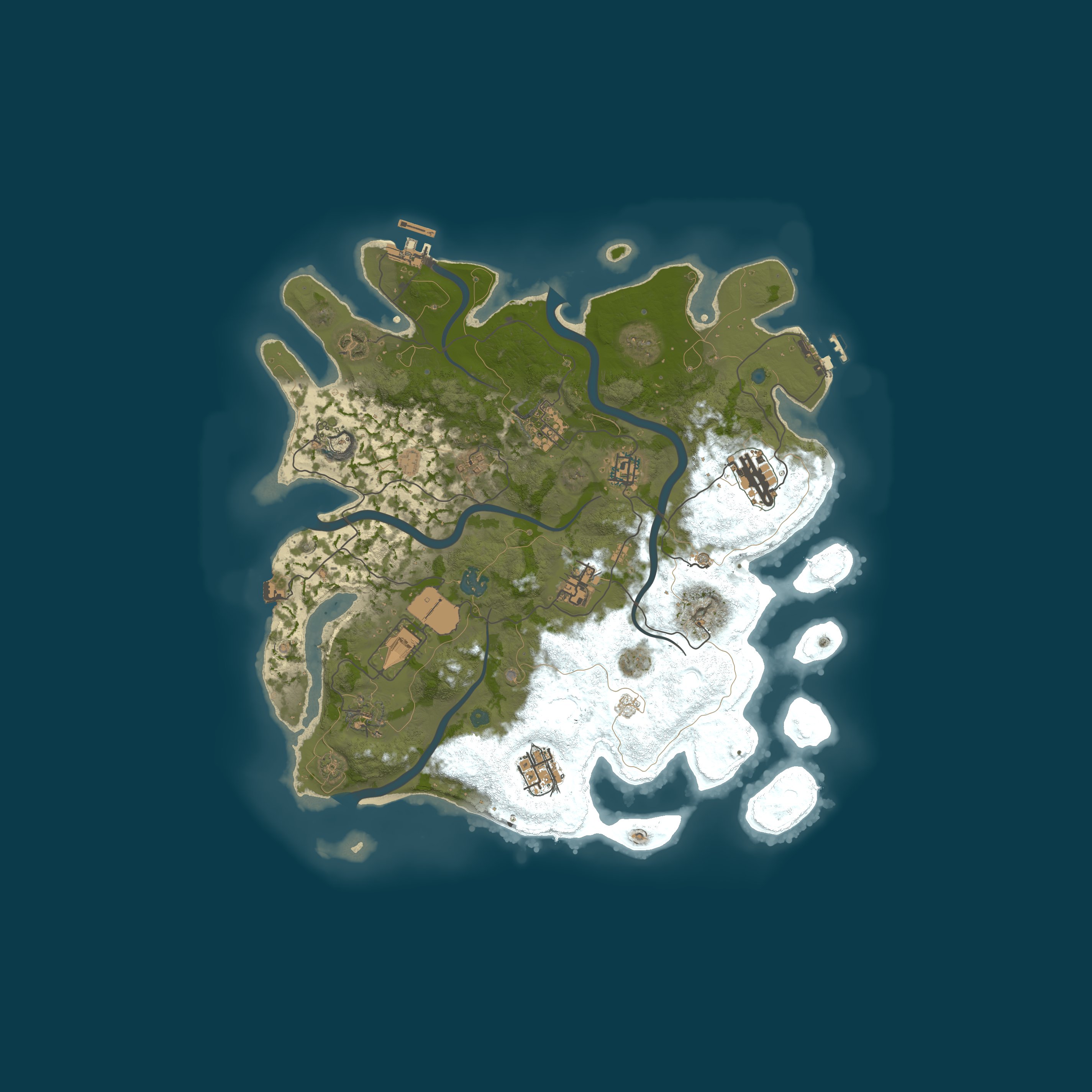 Map for 『寒武纪』6.7日16.00开荒/首选/四人队/萌新对战