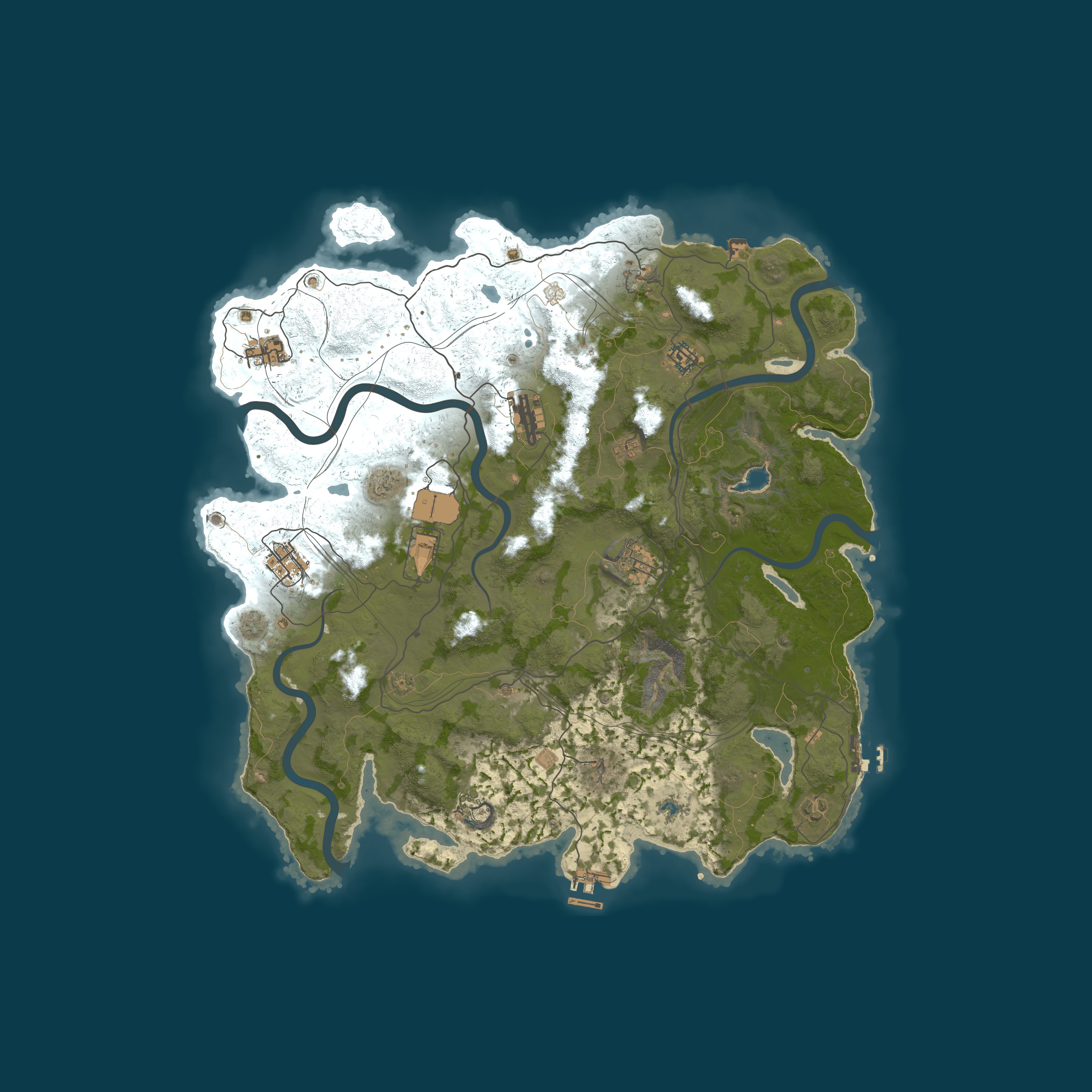 Rustoria Map Rustoria.co - EU East Medium - Rust Server | WipeRadar