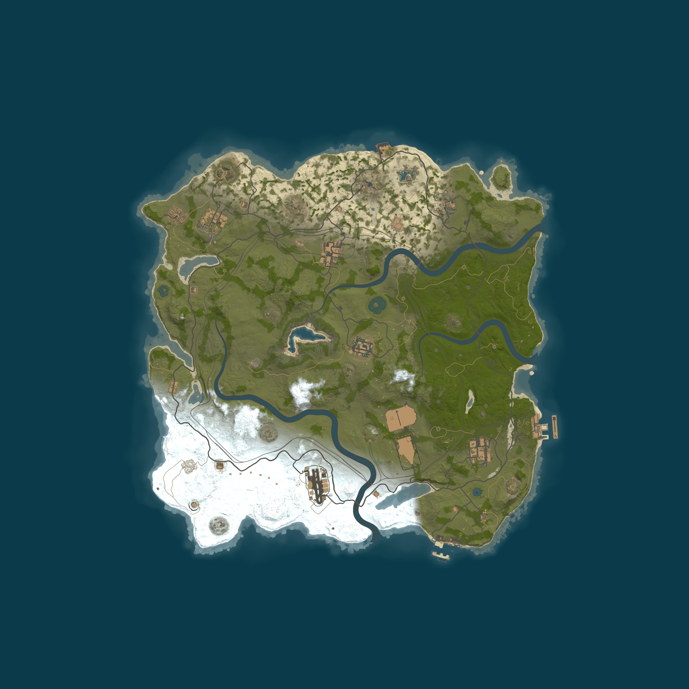 Map for RustyFields 2X Monthly | Solo Only | No BP Wipes