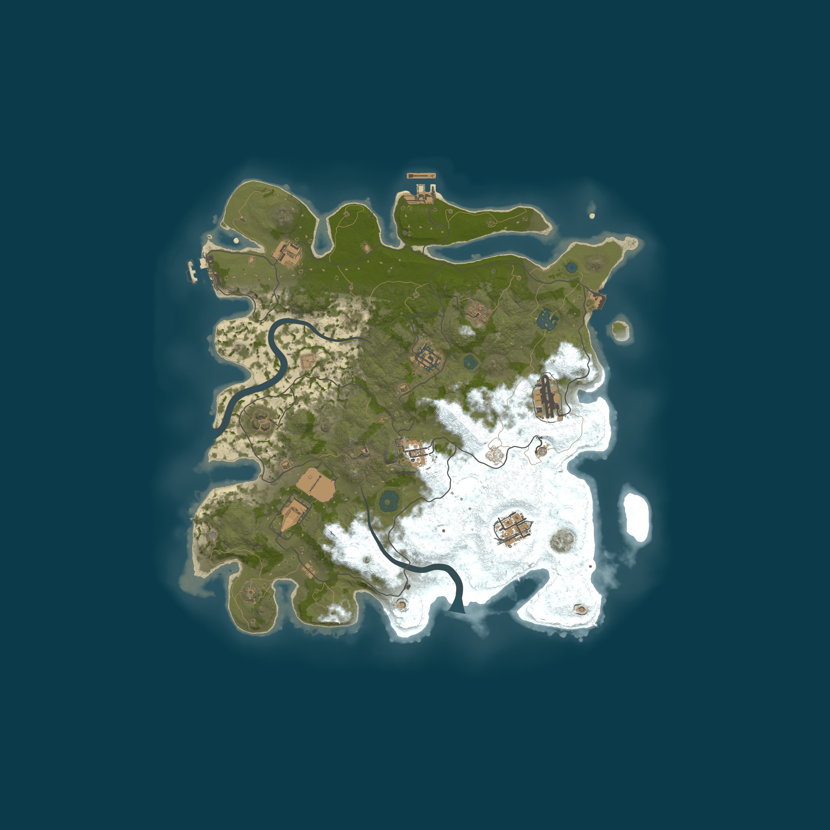 Map for RustySouthWest Solo/Duo/Trio | Thursday Map Wipe