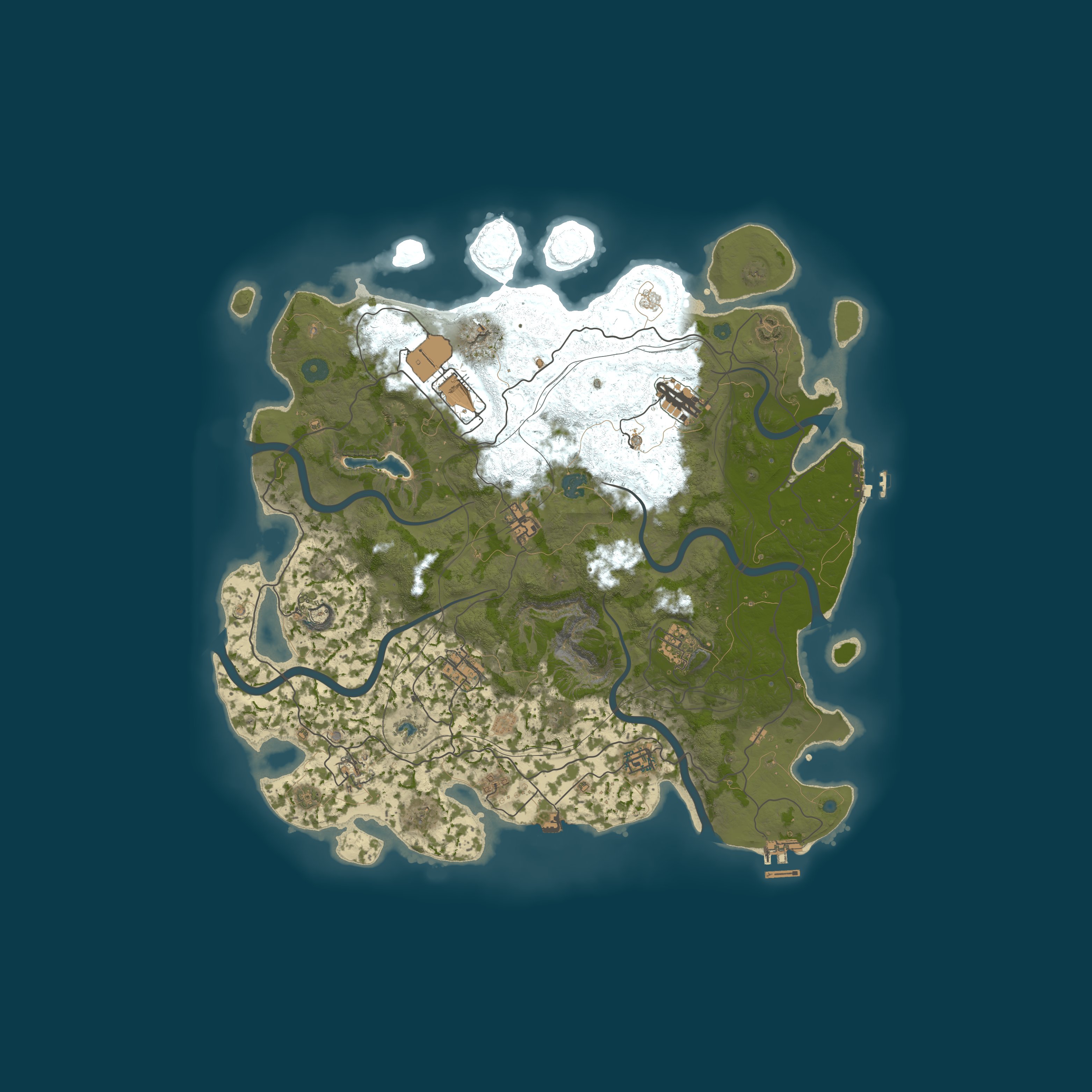 Map for Wizard Of Rust PVE 2X|Events|Raids|Skins|ZLevels