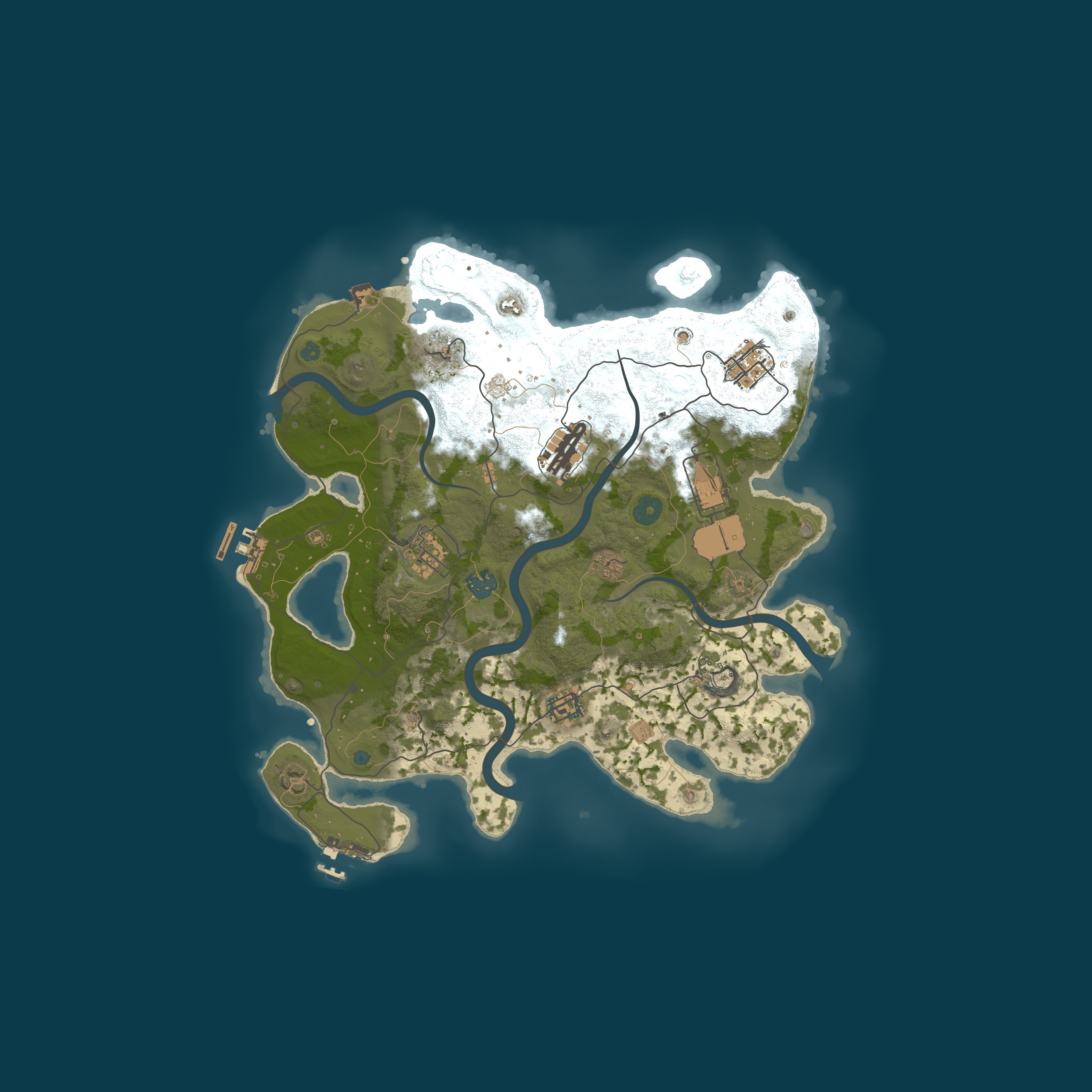 Map for Russian Siberia [ PVP\PVE | NPC | Events | Ru ] 04.06