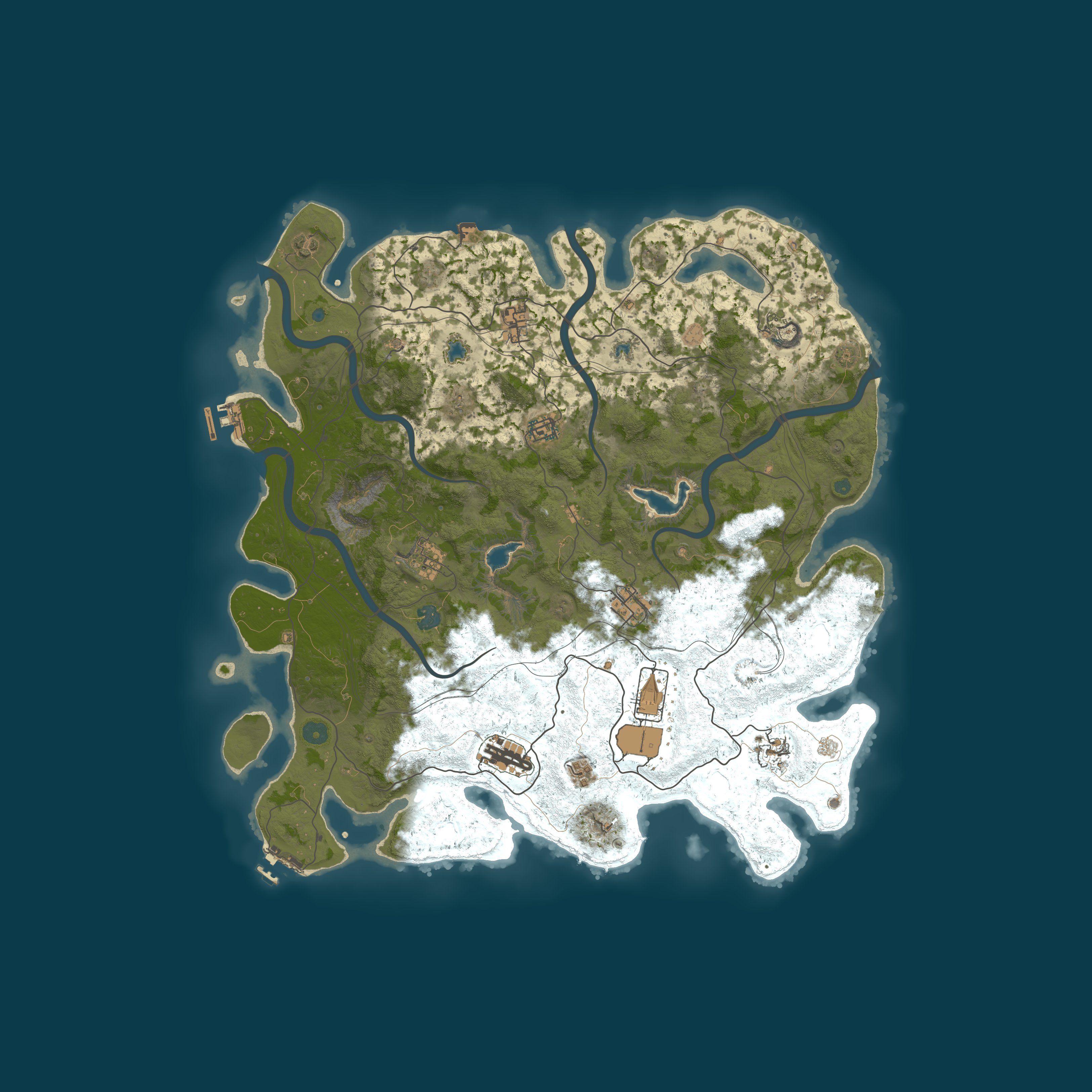 Map for [PVE] Rusty Trombone [X10|Raidable Bases|NPC's|KITS|TP][EU]