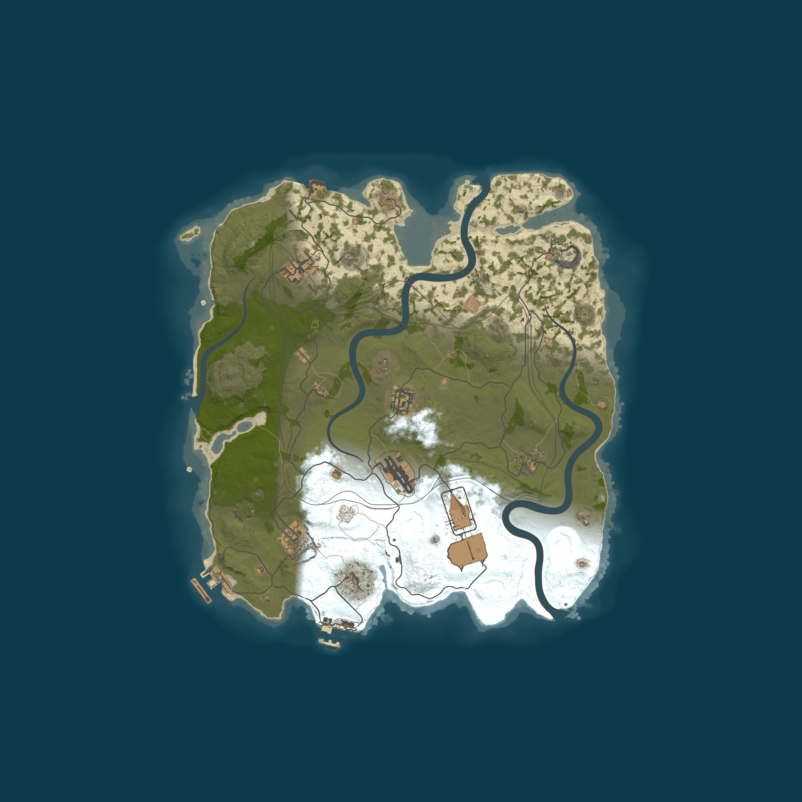 Map for AceRust.com 2x Monthly Solo/Duo/Trio/Quad|No BP Wipes|50% Upkee