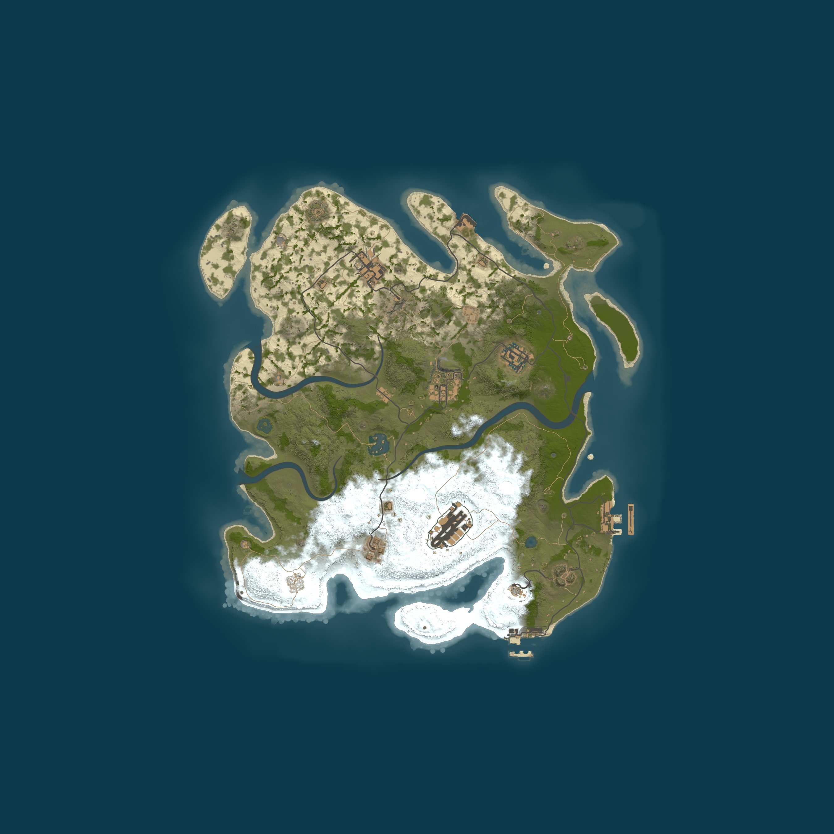 Map for Deathloop Battlefield | Weekly | /mymini | Kits | KOTH