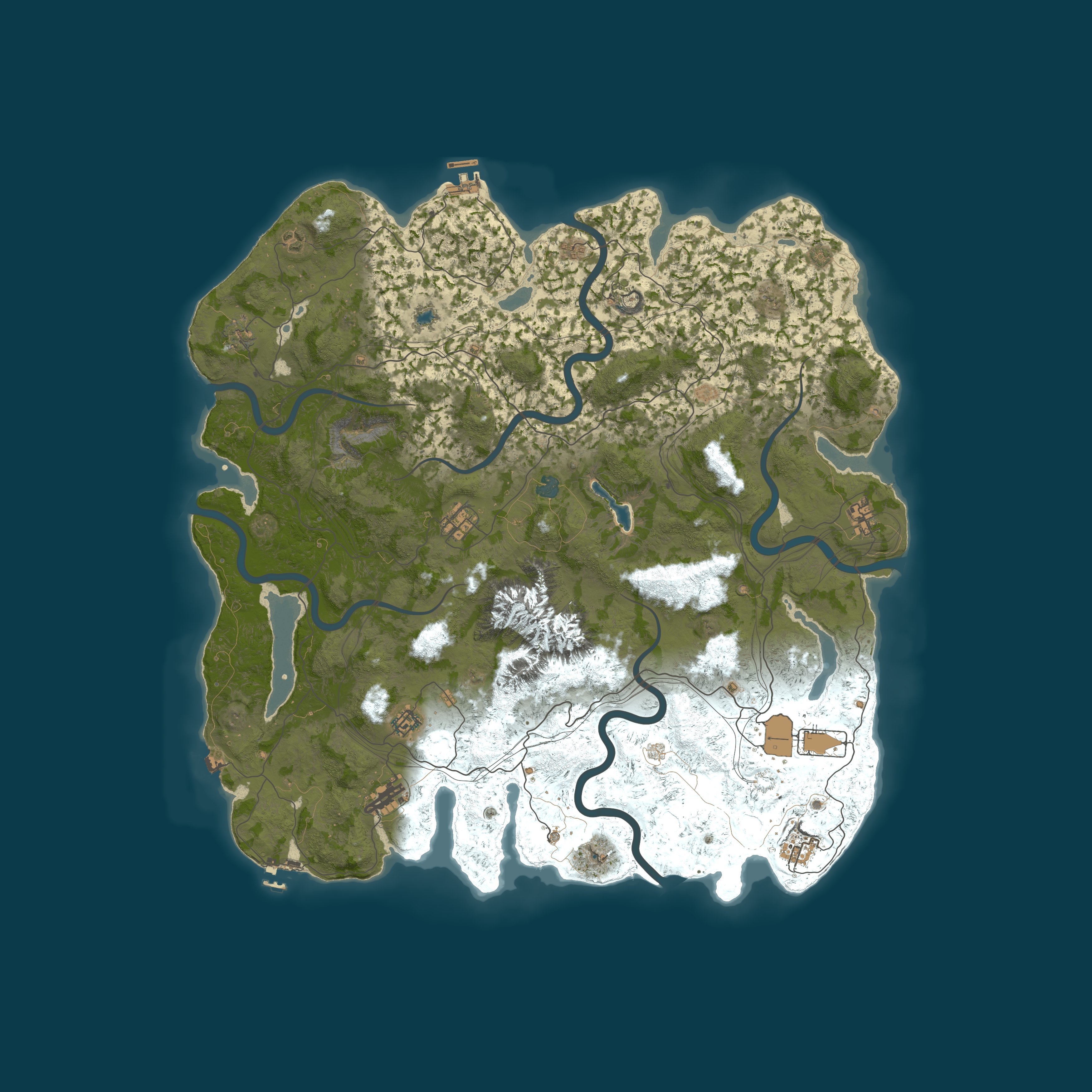 Map for RustLands | Monthly Large | No BP Wipe | NOOB FRIENDLY 3/5 3.5 