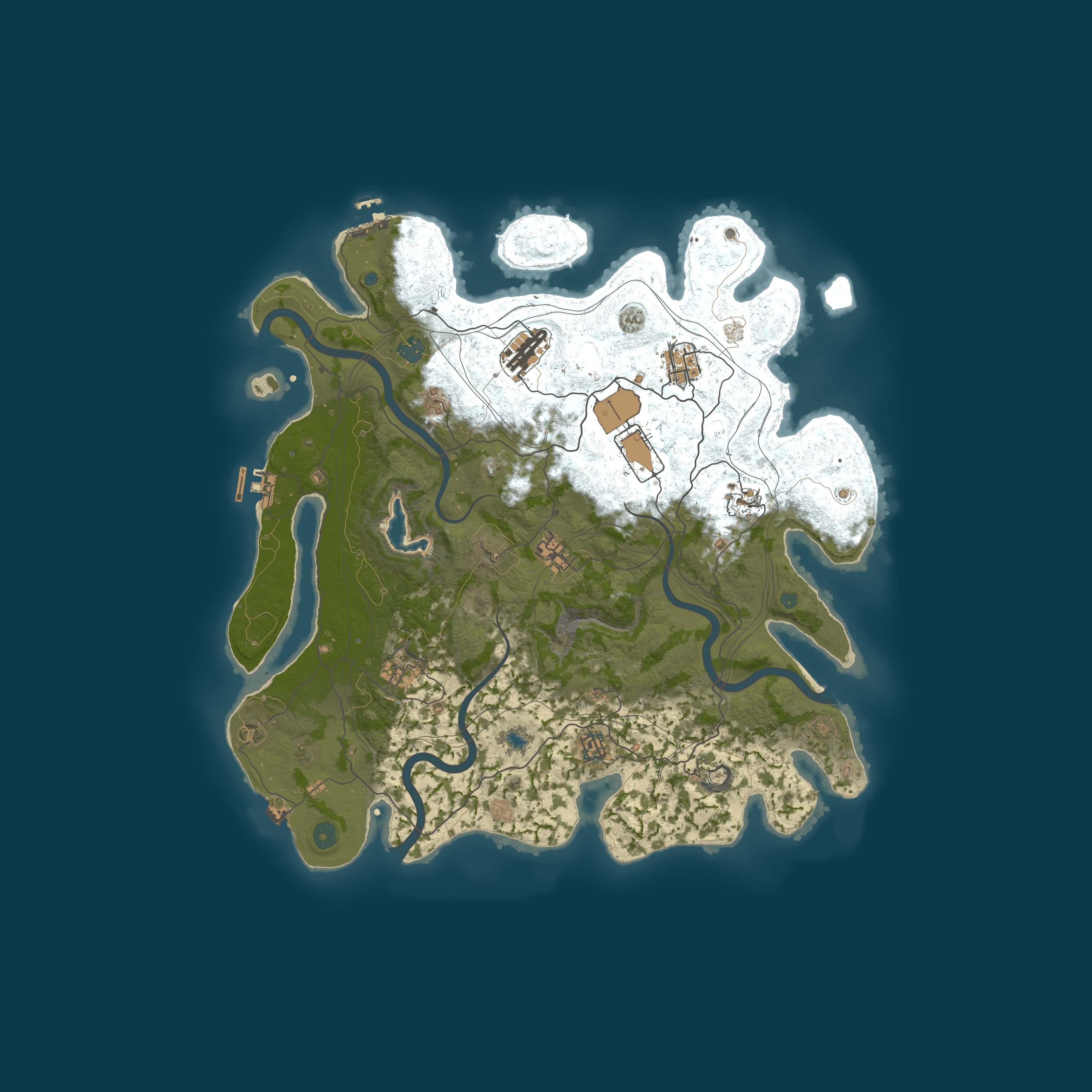 Map for [TR] Rust TR Yeni Baslayan | Vanilla | Beginner Friendly