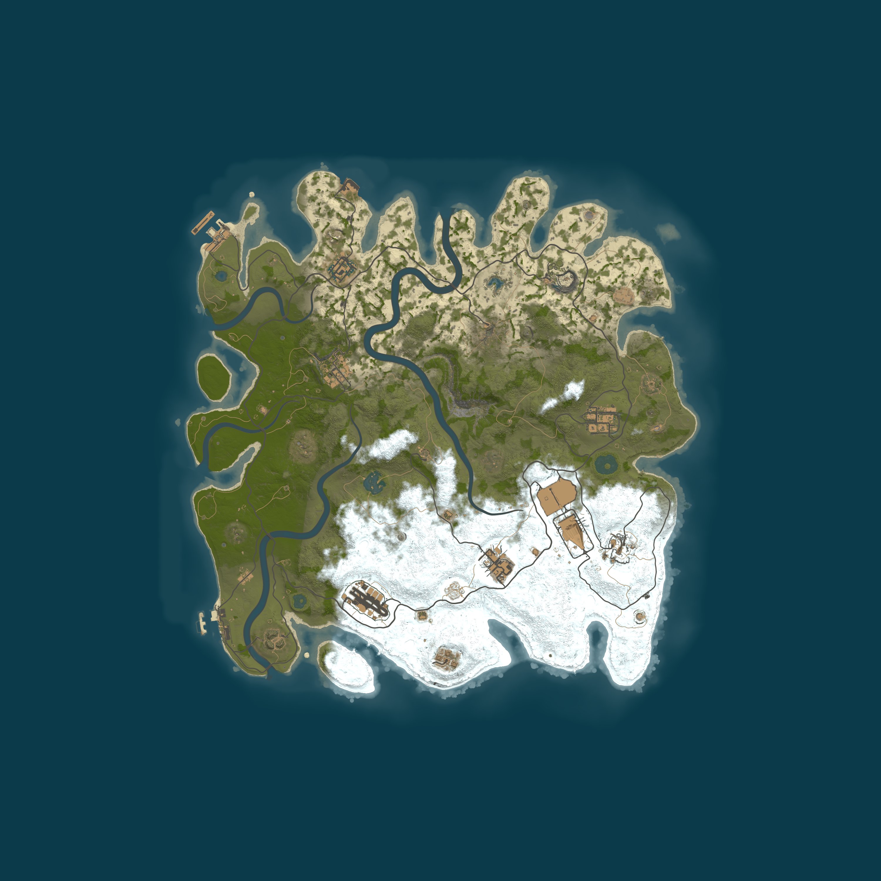 Map for #5 BLOODY RUST SOLO [X2|TP|KITS|RPG|PVP] 22.06 Global Wipe