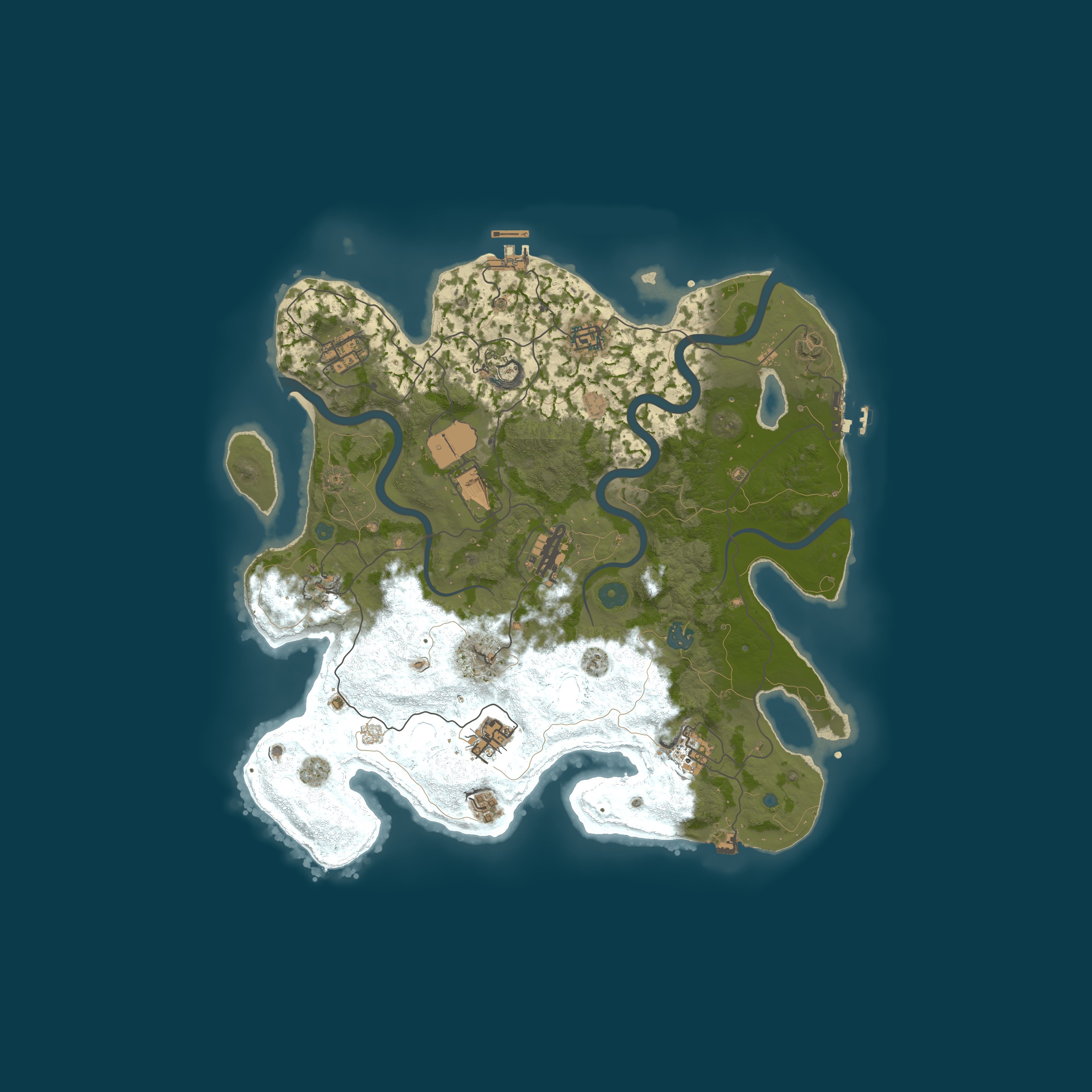 Map for madar-RUST x2 rats new players