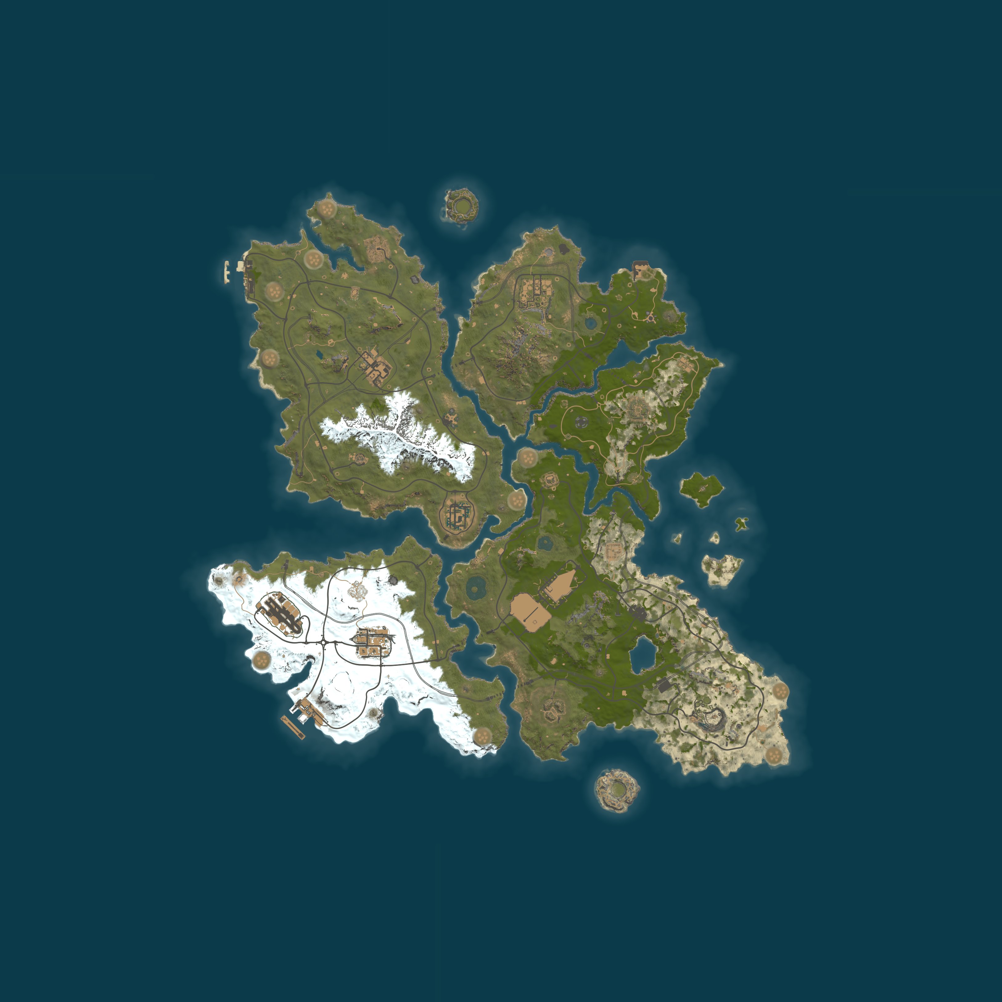 Custom Map, size 4500, seed 7237231