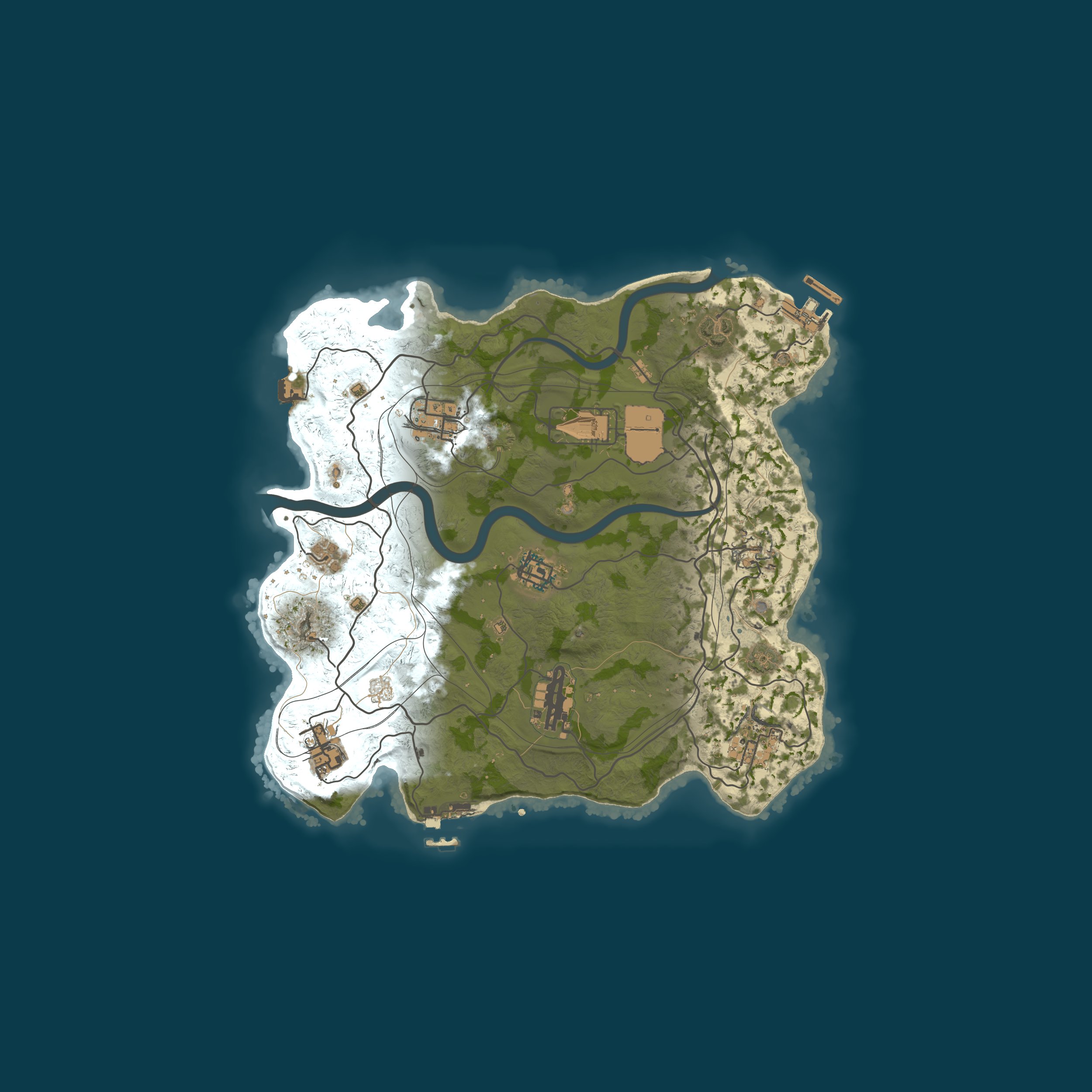 Map for MetaRust.net Small Solo/Duo|WipeMapa 11/05|Vanilla|
