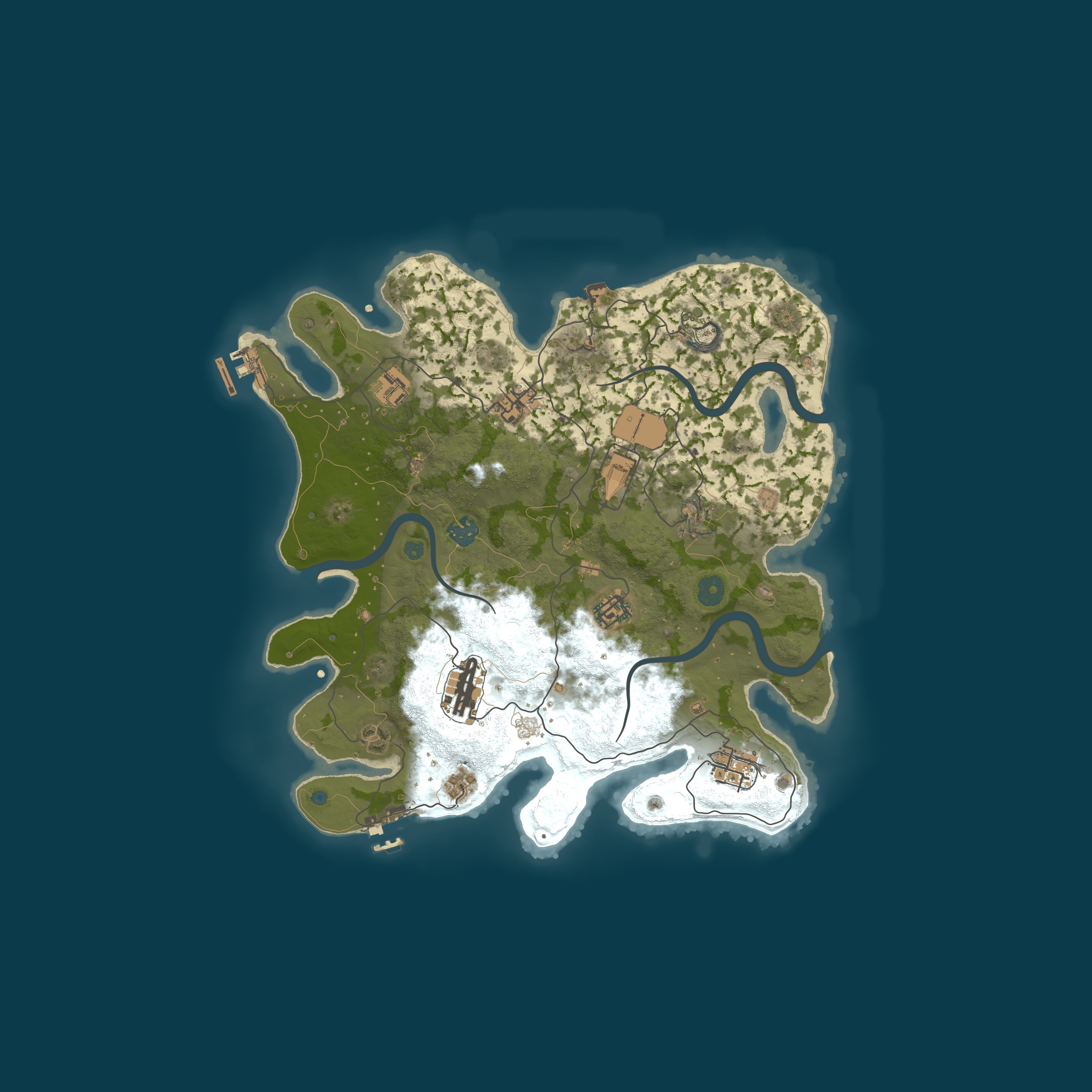Map for Rusty Sporks PvP  | softcore / noob friendly